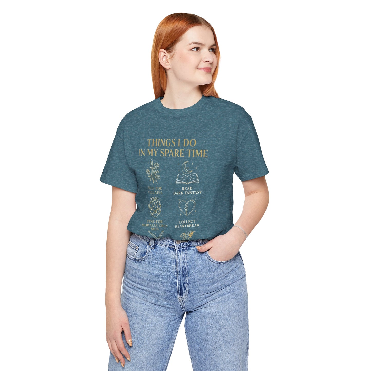 Dark Fantasy Book Lover Shirt | Morally Grey Men Tee | Villain Reader Gift | Bookish Aesthetic Tee