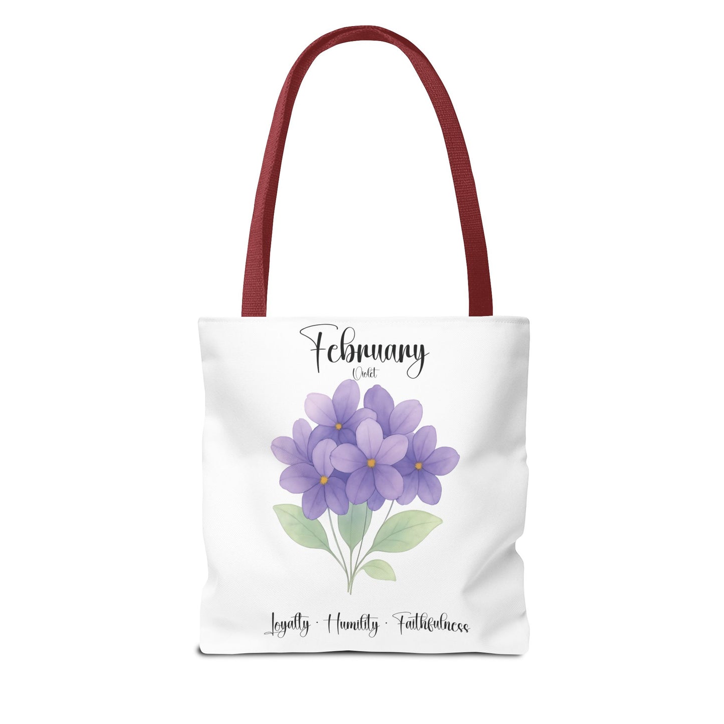 Personalized  floral gift tote bag for her, birth month flower, milestone birthdays, bestfriend gift.