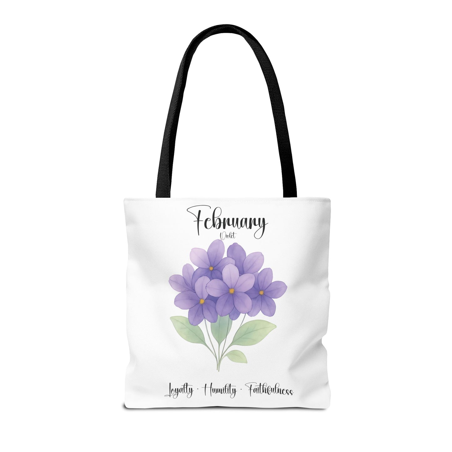 Personalized  floral gift tote bag for her, birth month flower, milestone birthdays, bestfriend gift.