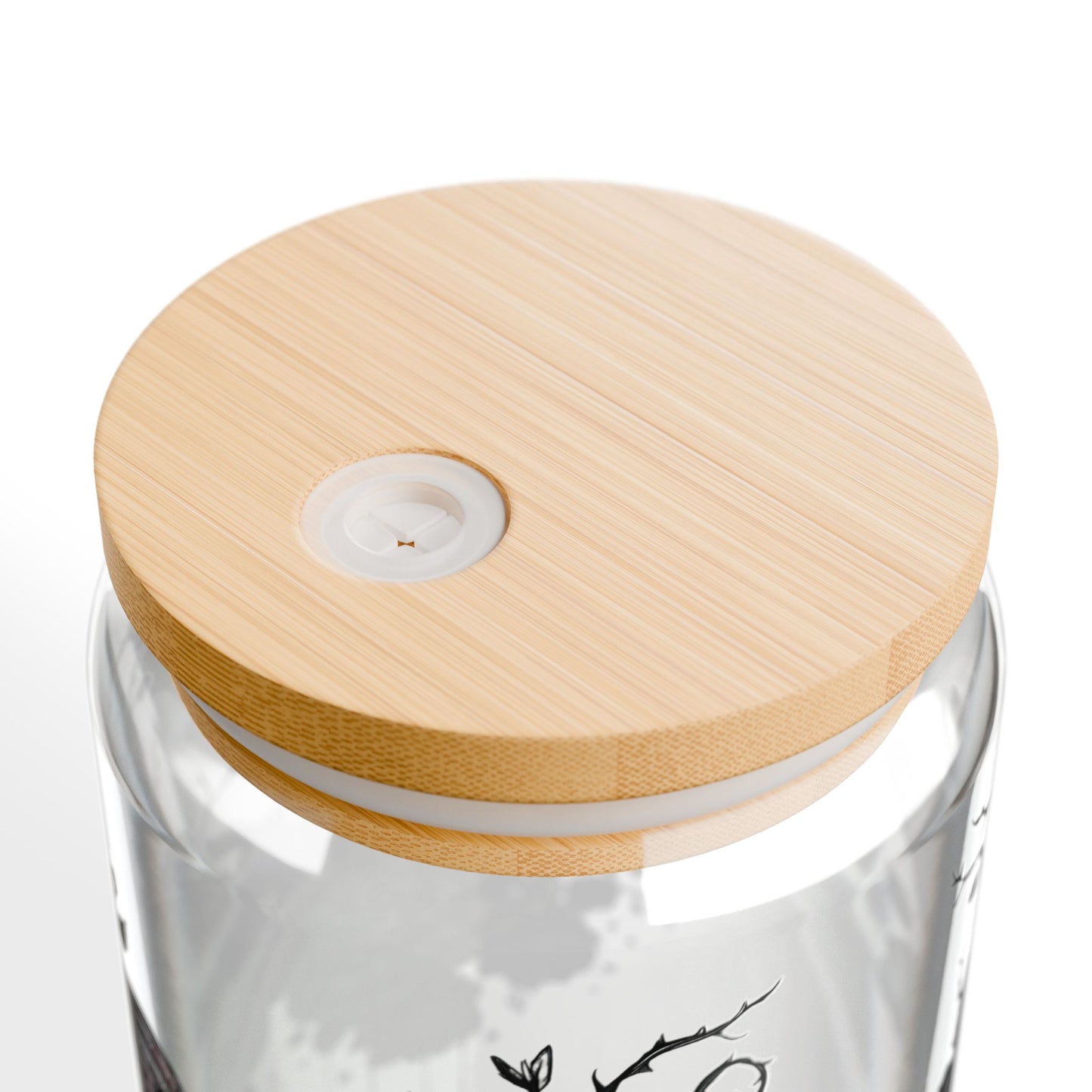 Death Moth Gothic Apparel  |  Sipper Glass, 16oz | Dark Aesthetic  | Gothic Gift for Her | Witchy Glam Dark Feminine