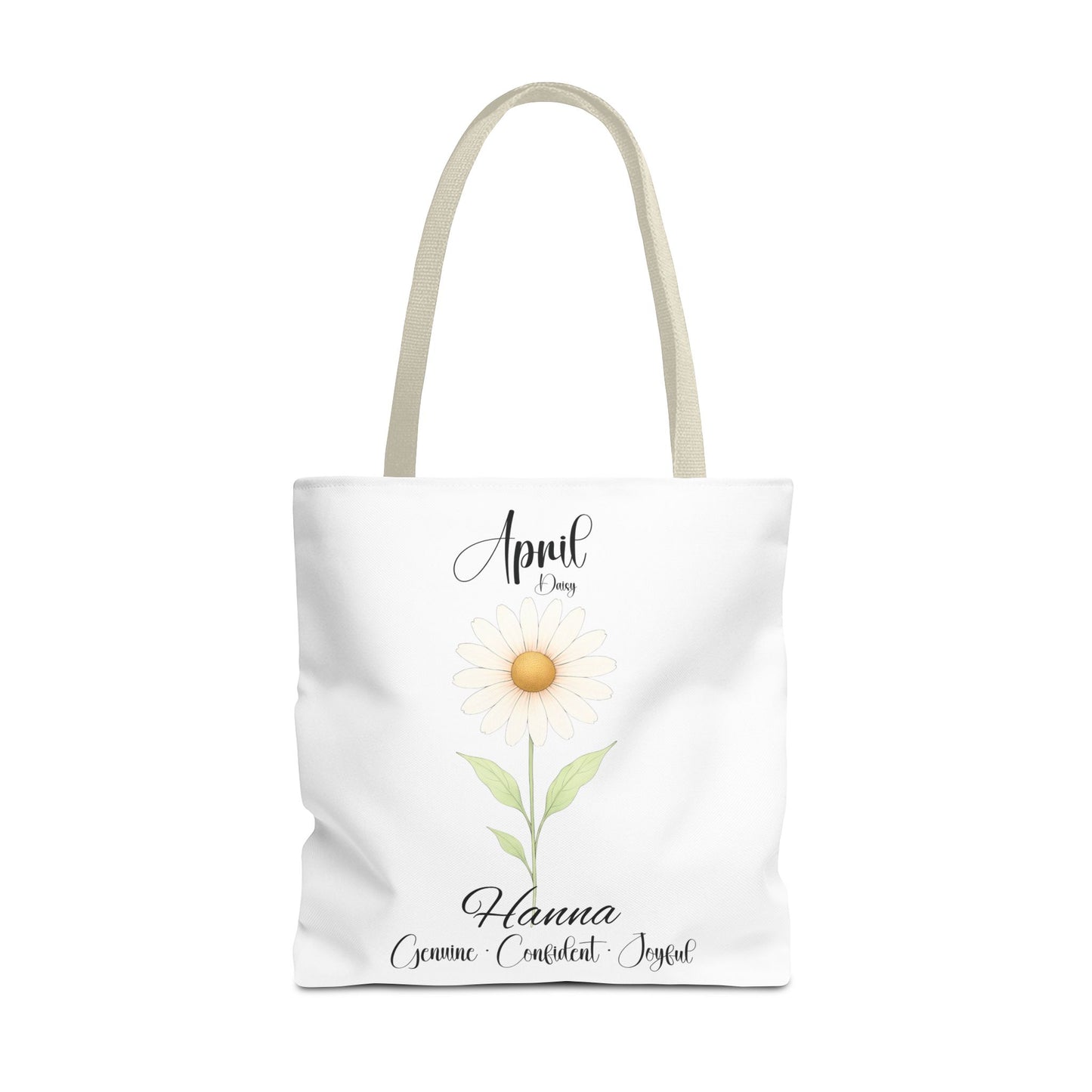 Custom birth month flower bag for her, milestone birthdays, bestfriend gift.