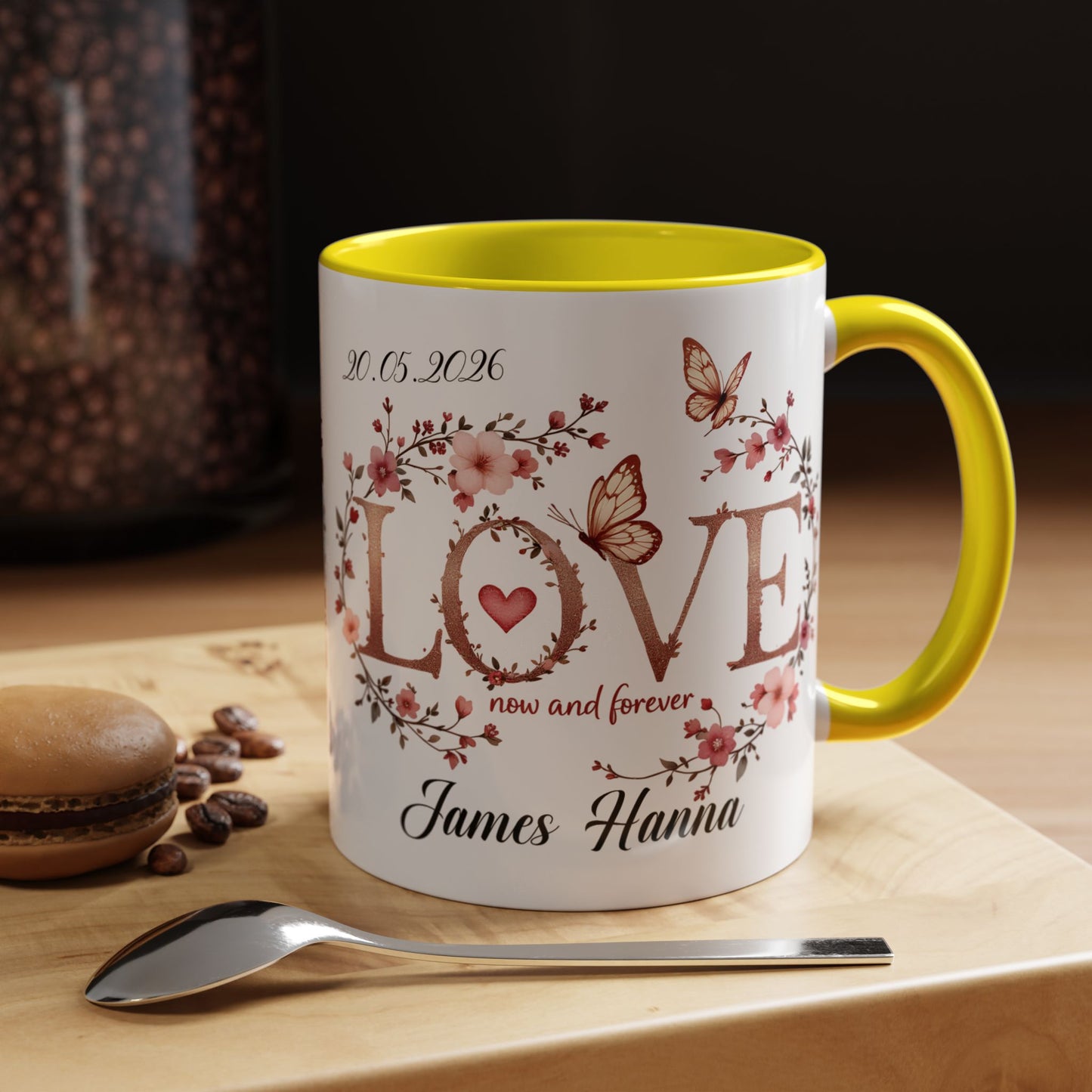 Custom Wedding Mug | Personalized Anniversary Mug | Valentines Day Gift |