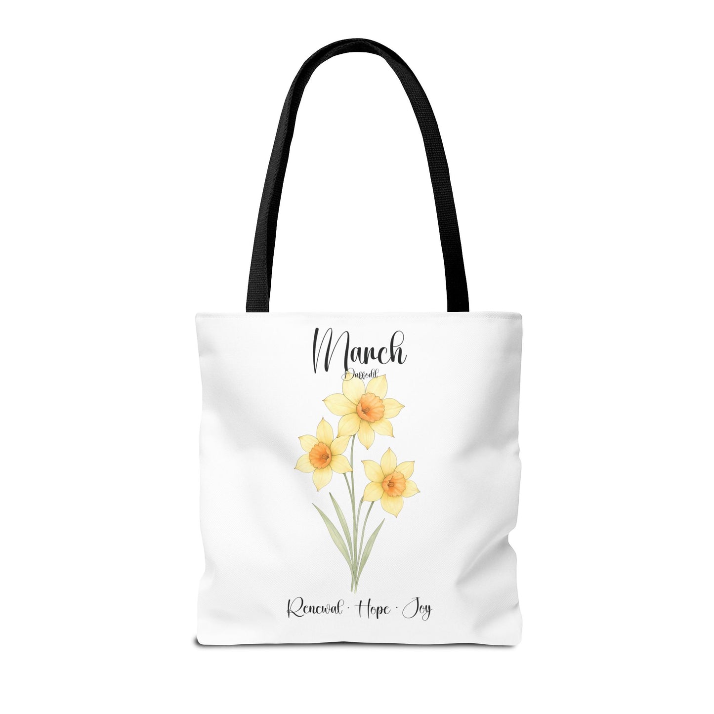 Custom botanical tote bag for her, birth month flower, milestone birthdays, bestfriend gift.