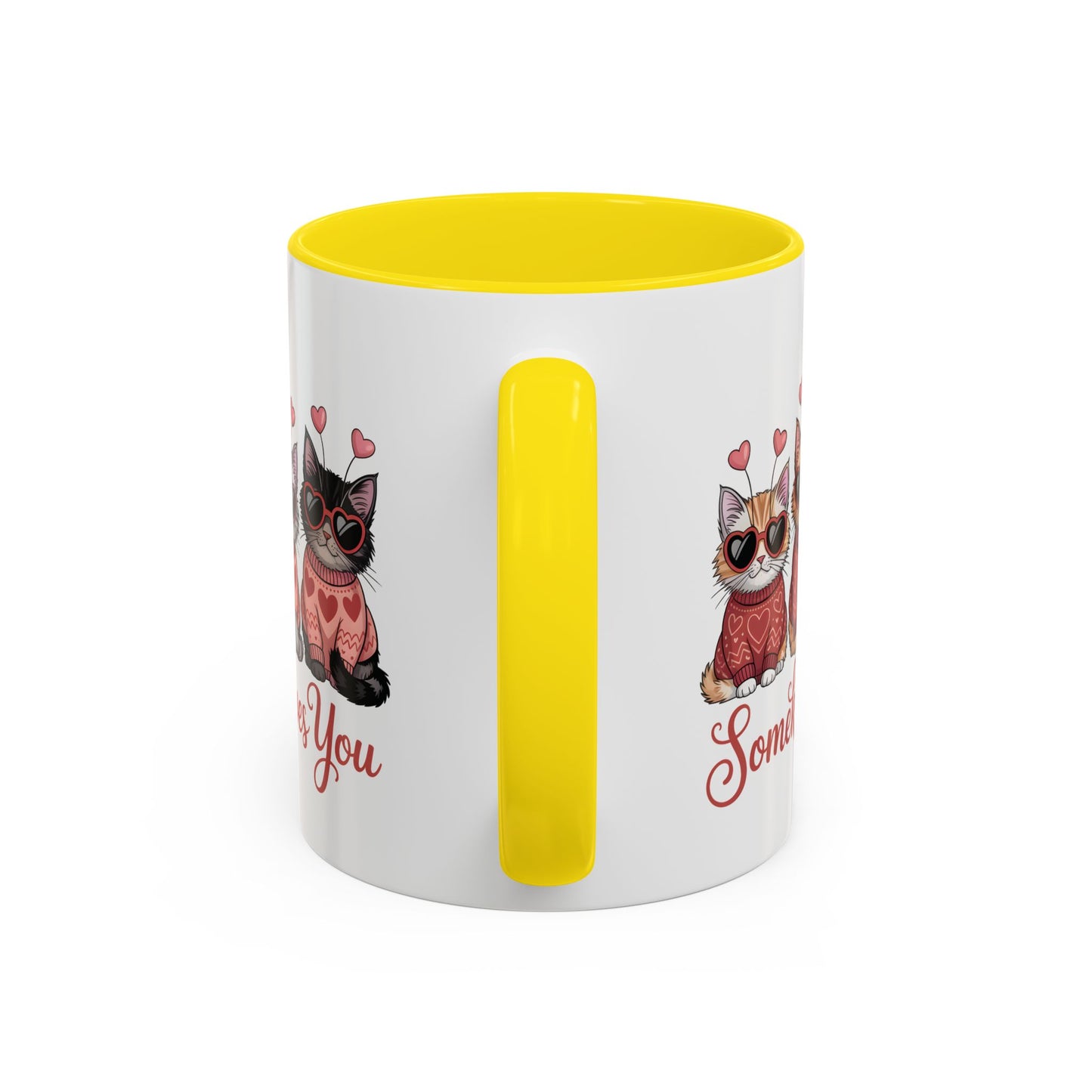 Valentine Kitty Mug | kitten Coffee Cup | cat Lover Gift | Valentines Day Mug |