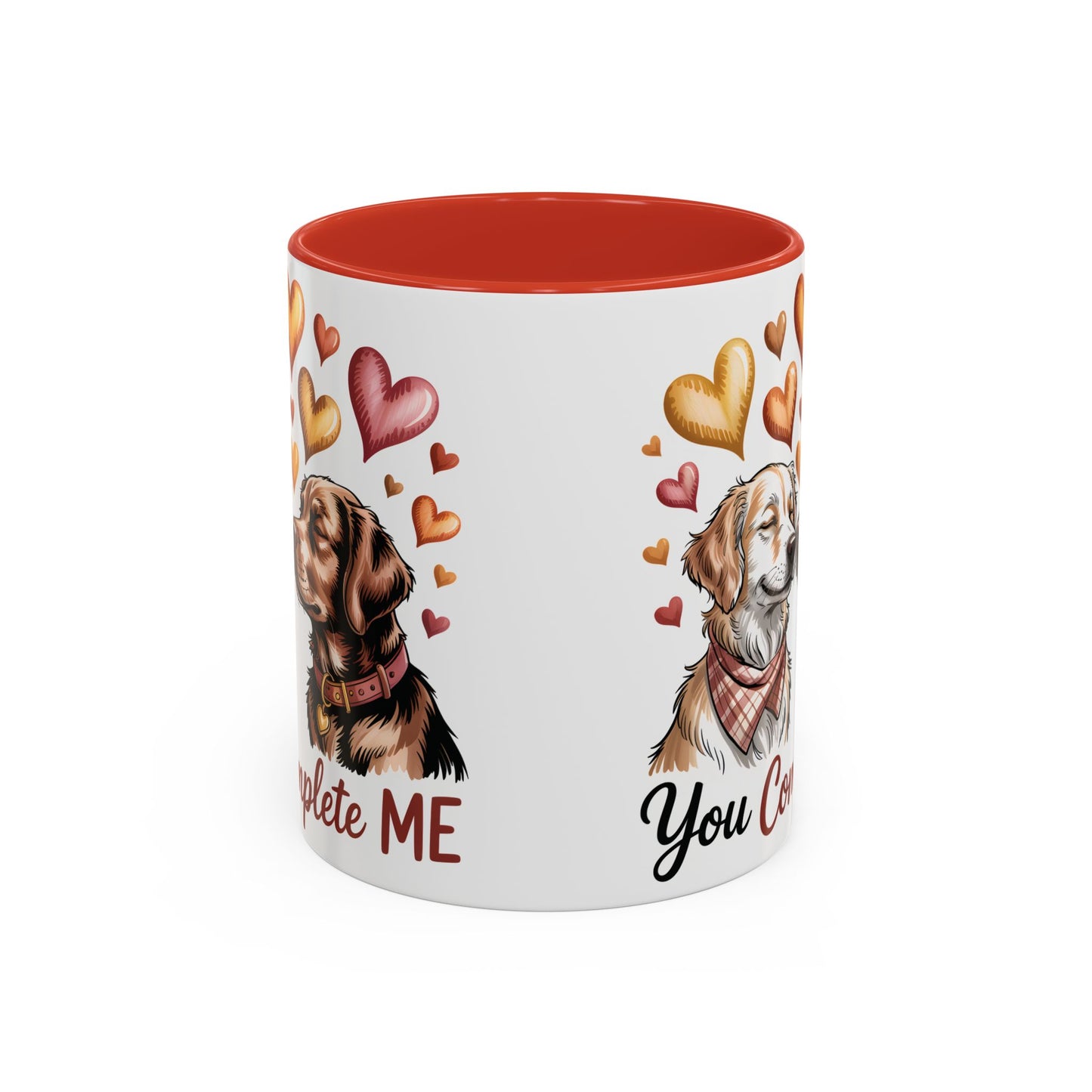 You Complete Me Mug | Cute Dog Lover Gift | Valentines Day Gift for Wife Husband |