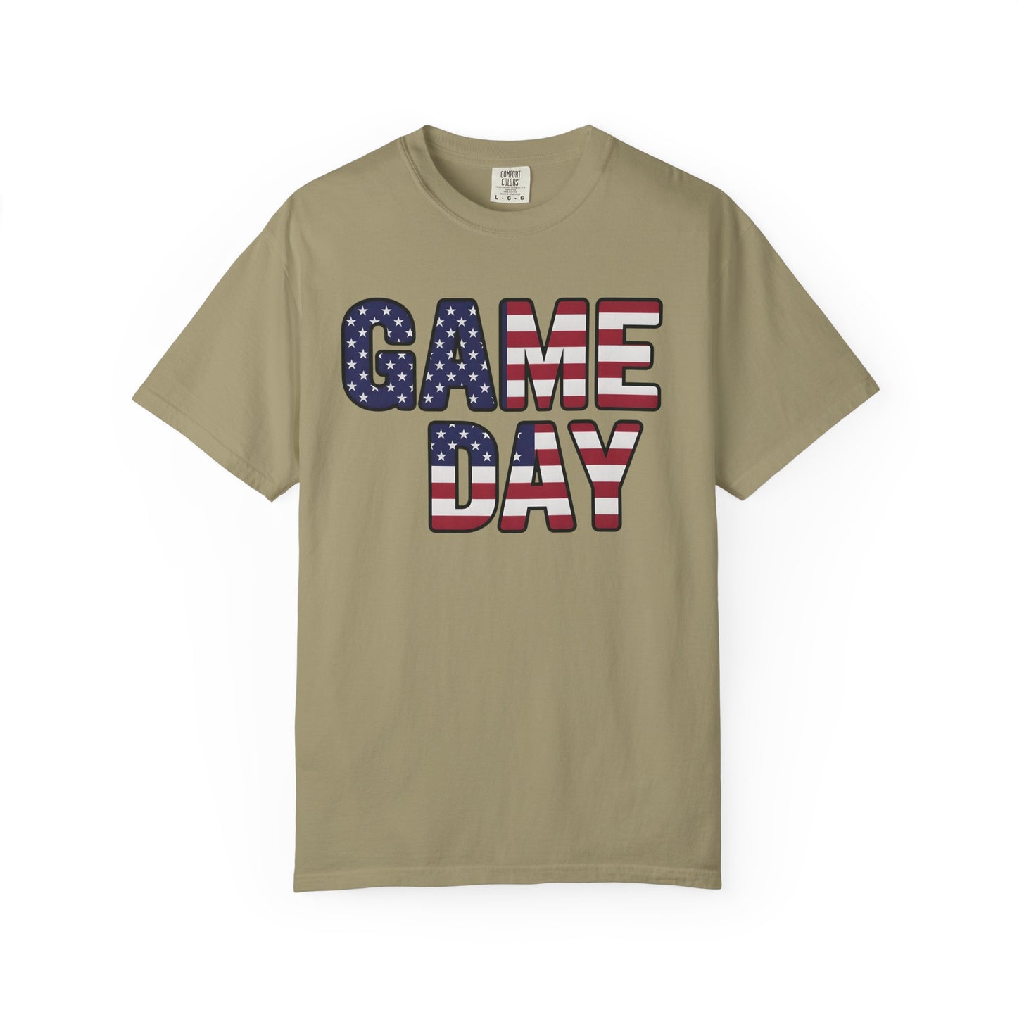 American Flag GAME DAY T-Shirt | Patriotic Sports Fan Tee