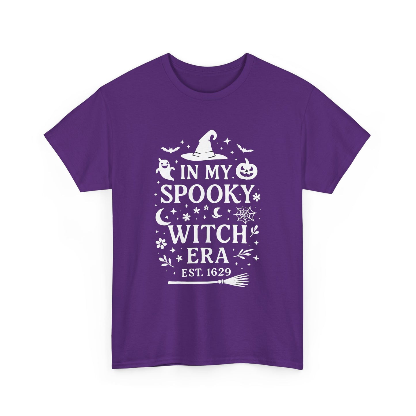 In My Spooky Witch Era Tee, Salem Witch Shirt, a bewitching homage to Salem's mystical past. Imbued with the spirit of the legendary Salem witches.