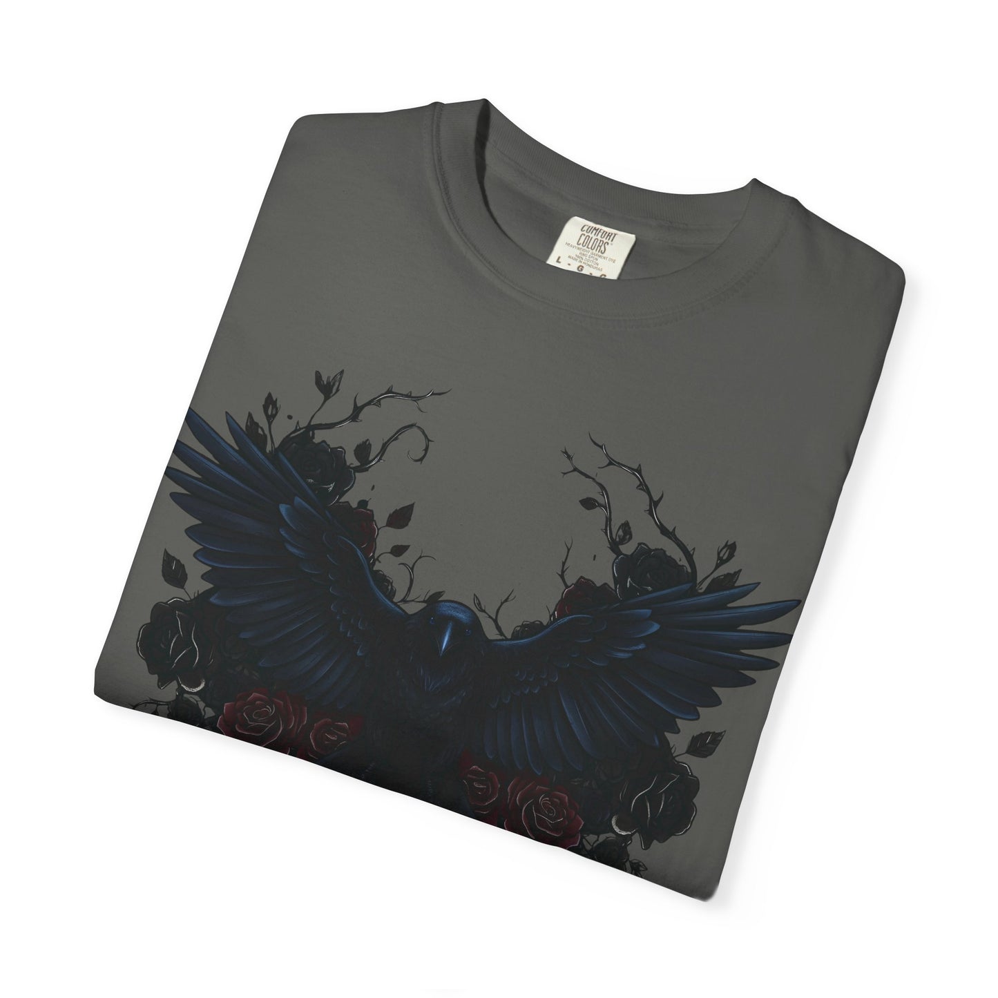 Dark Raven Gothic Apparel  | Unisex Cotton Shirt | Dark Aesthetic  | Alternative Goth T-Shirt