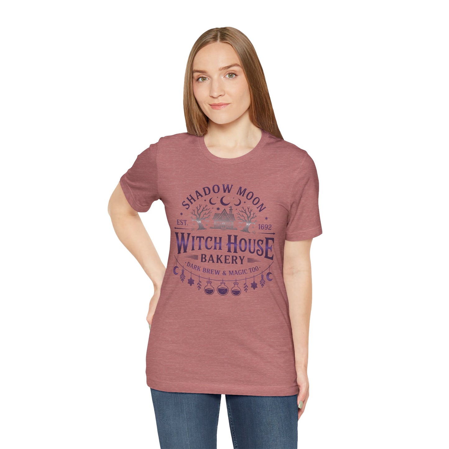 Witches House T-Shirt • Cottage Witch Graphic Tee • Magical Witch House Shirt • Occult Witchy Top • Witch Gift Unisex Style