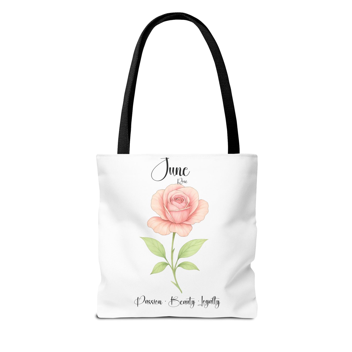 Personlised birth month flower bag for her, milestone birthdays, bestfriend gift.
