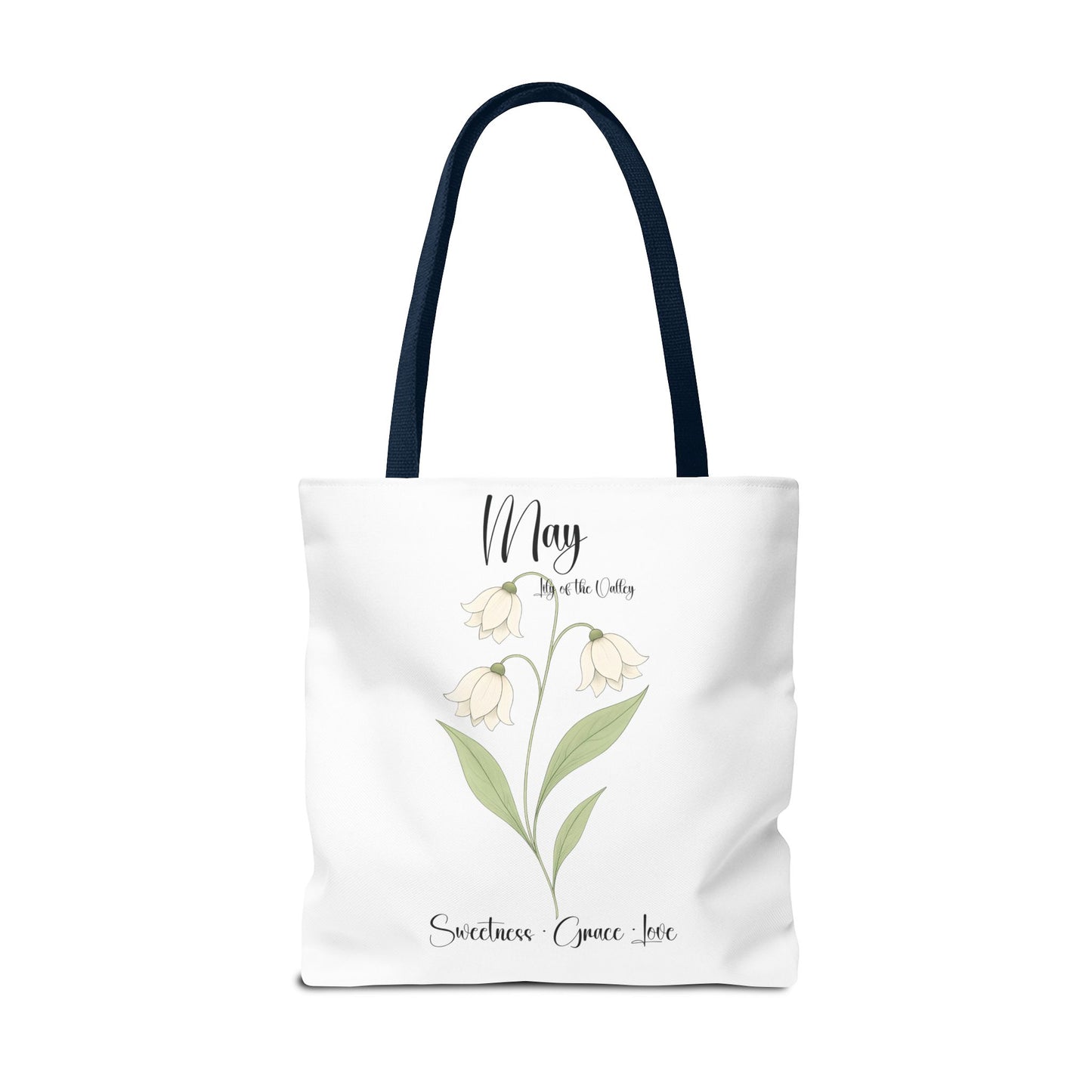 Personlised birth month flower bag for her, milestone birthdays, bestfriend gift.