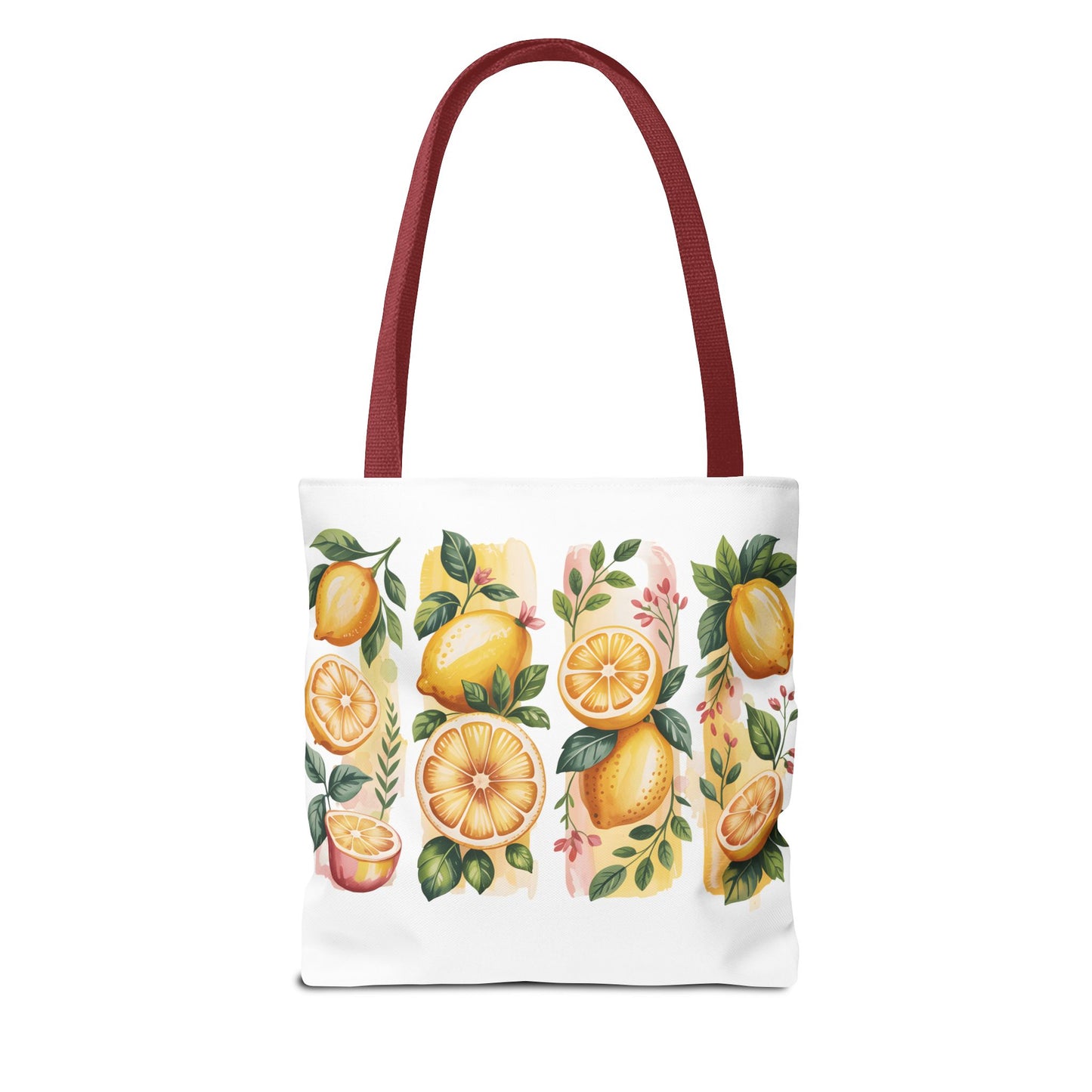 lemon tote bag, large grocery tote, alternative gifts