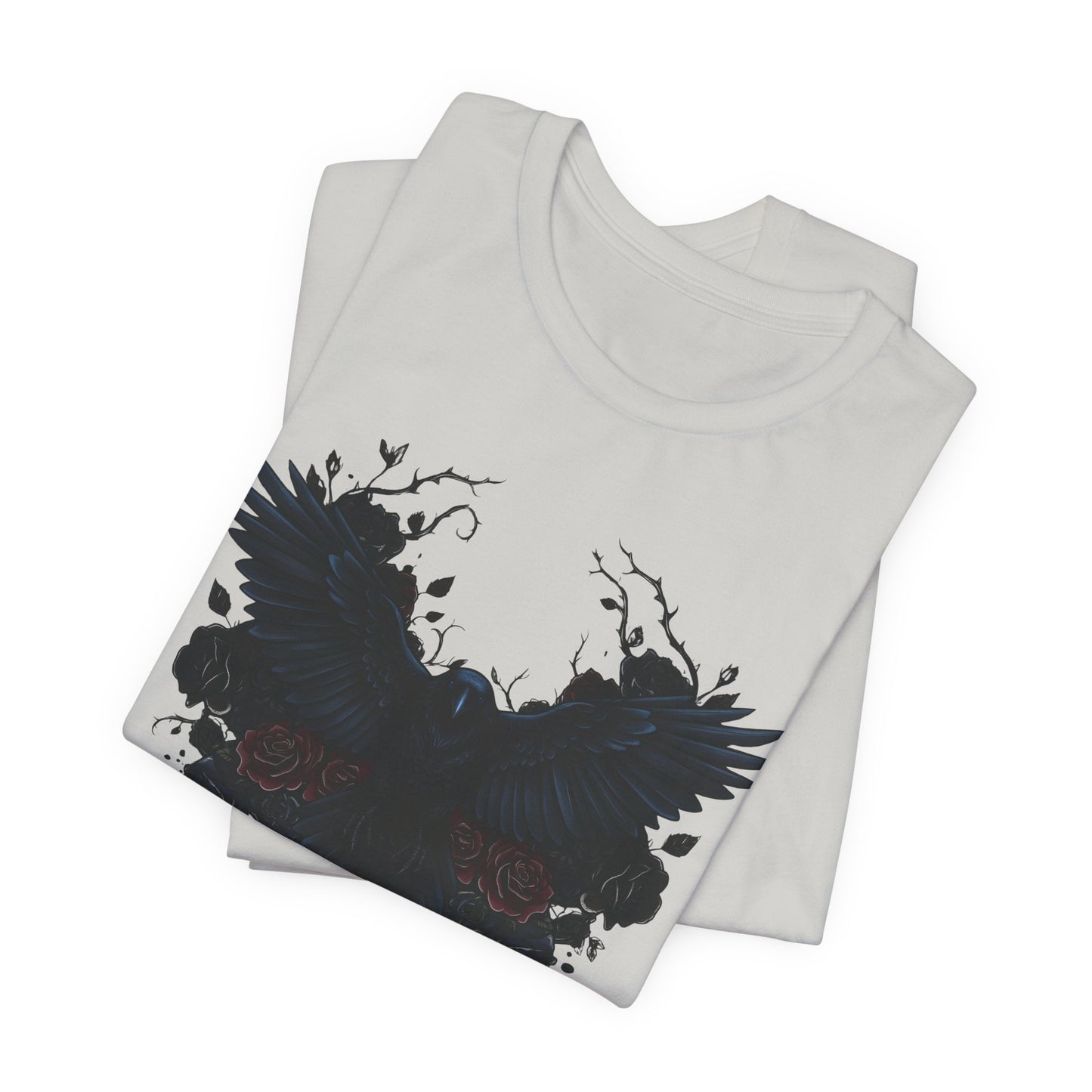 Dark Raven Gothic Apparel  | Unisex Cotton Shirt | Dark Aesthetic  |