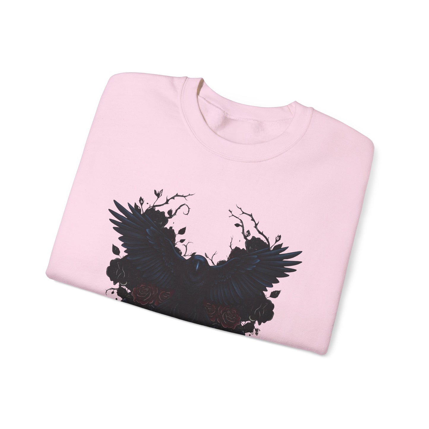 Dark Raven Gothic Sweatshirt, Cozy Sweatshirt, Witchy Things, Alternative Goth Clothing, Unisex Sweatshirt, Heavy Blend Crewneck