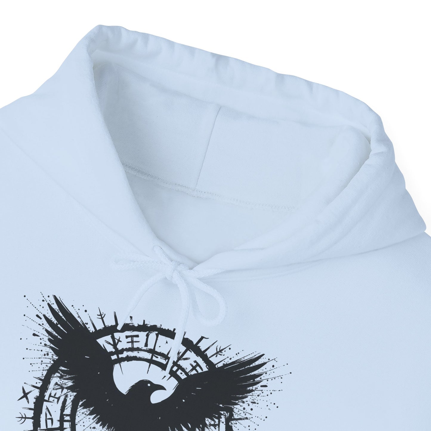 Norse Viking Raven Hoodie, Pagan Clothing, Viking Hoodie, Norse Mythology Apparel.