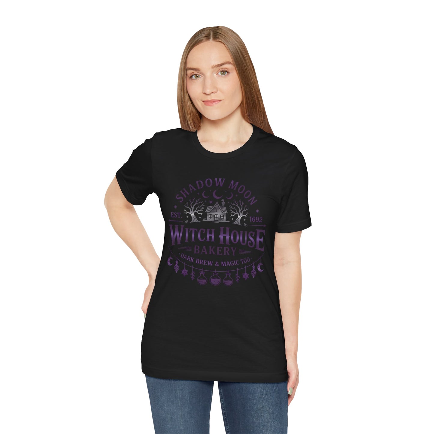 Witches House T-Shirt • Cottage Witch Graphic Tee • Magical Witch House Shirt • Occult Witchy Top • Witch Gift Unisex Style