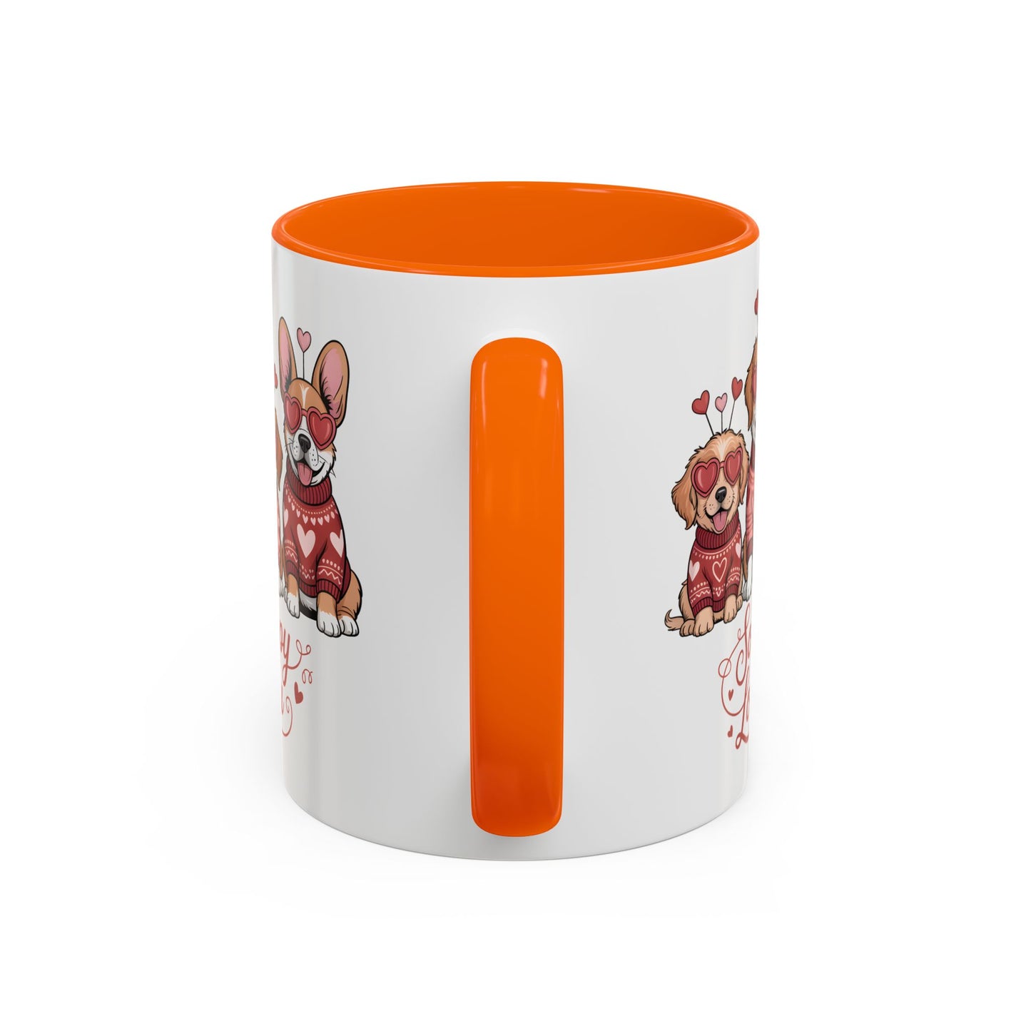 Valentine Dog Mug | Cute Puppy Coffee Cup | Dog Lover Gift | Valentines Day Mug |