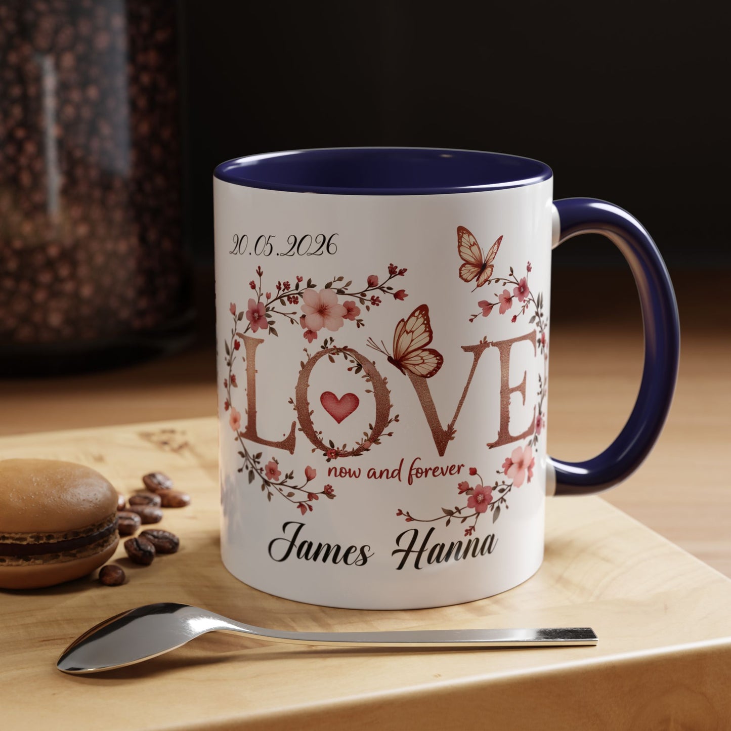 Custom Wedding Mug | Personalized Anniversary Mug | Valentines Day Gift |