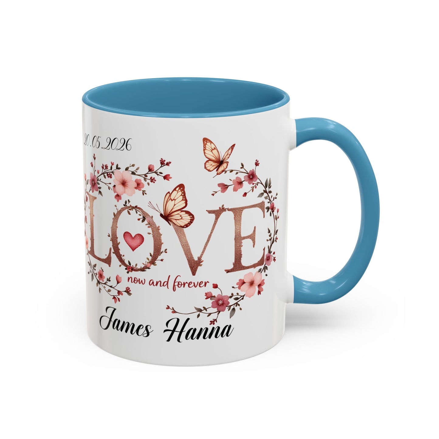 Custom Wedding Mug | Personalized Anniversary Mug | Valentines Day Gift |