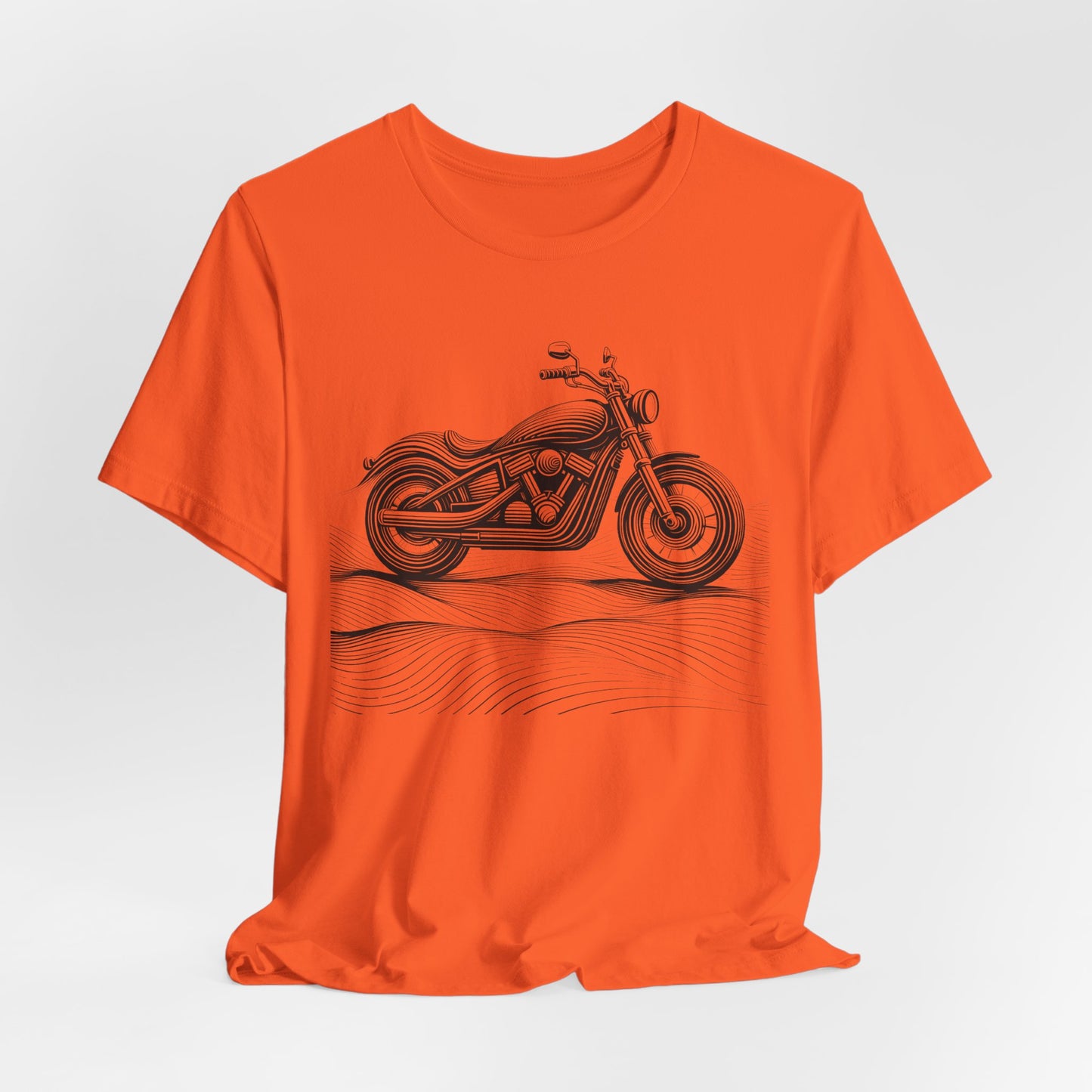 Cotton biker shirt, streetwear tee, biker apparel, motorcycle gift.