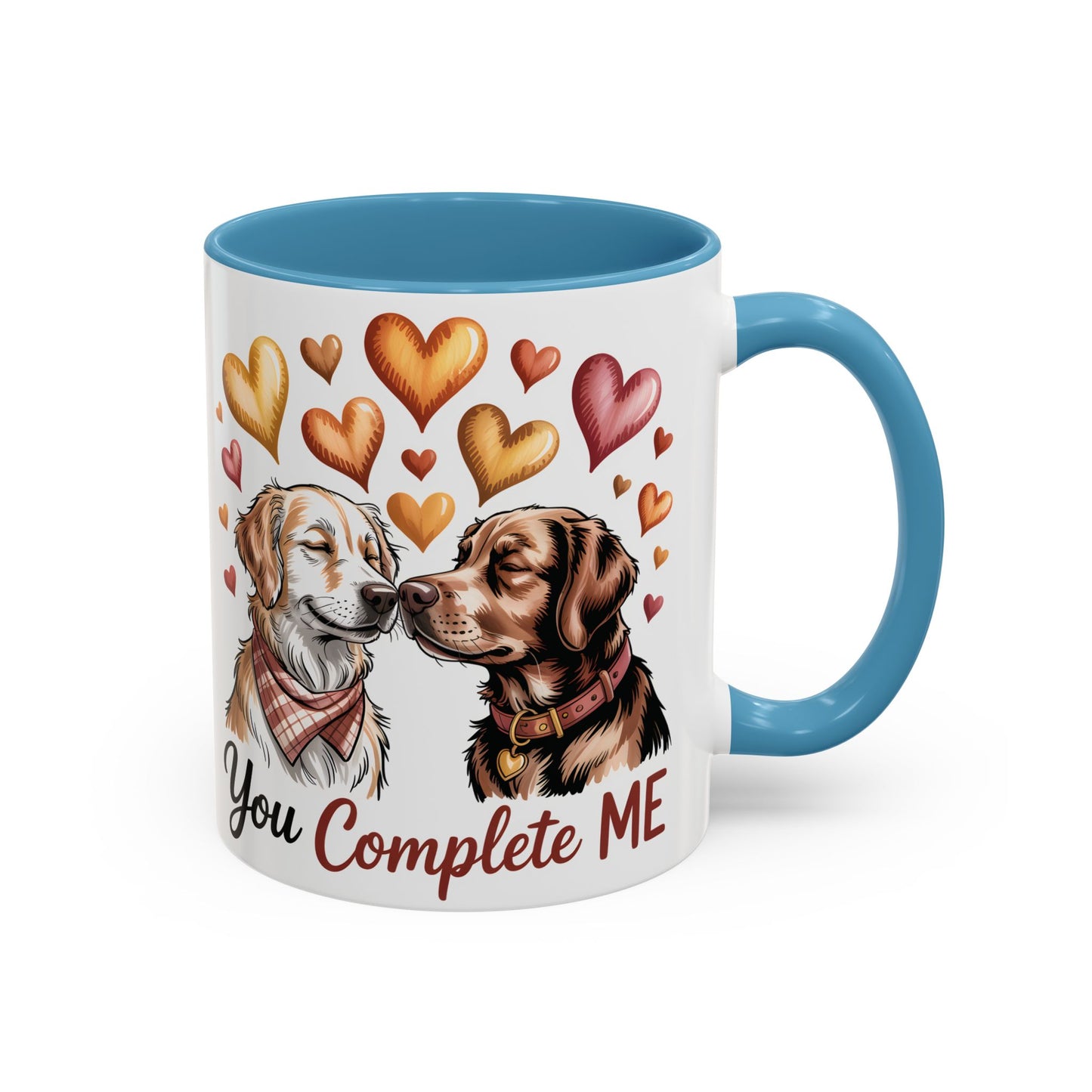 You Complete Me Mug | Cute Dog Lover Gift | Valentines Day Gift for Wife Husband |