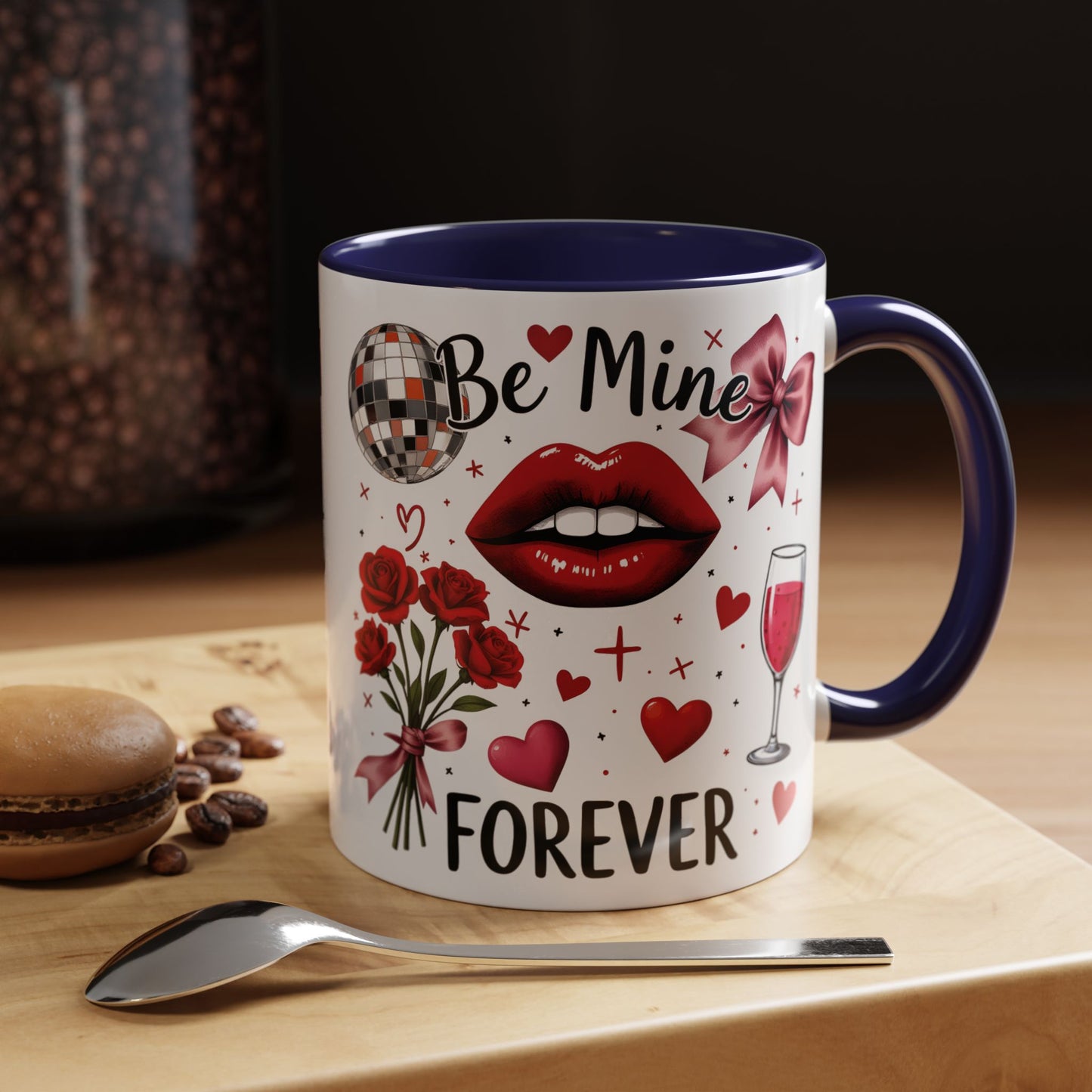 Ceramic valentine gift, Valentines day cup,  wife gift ideas, anniversary mug.