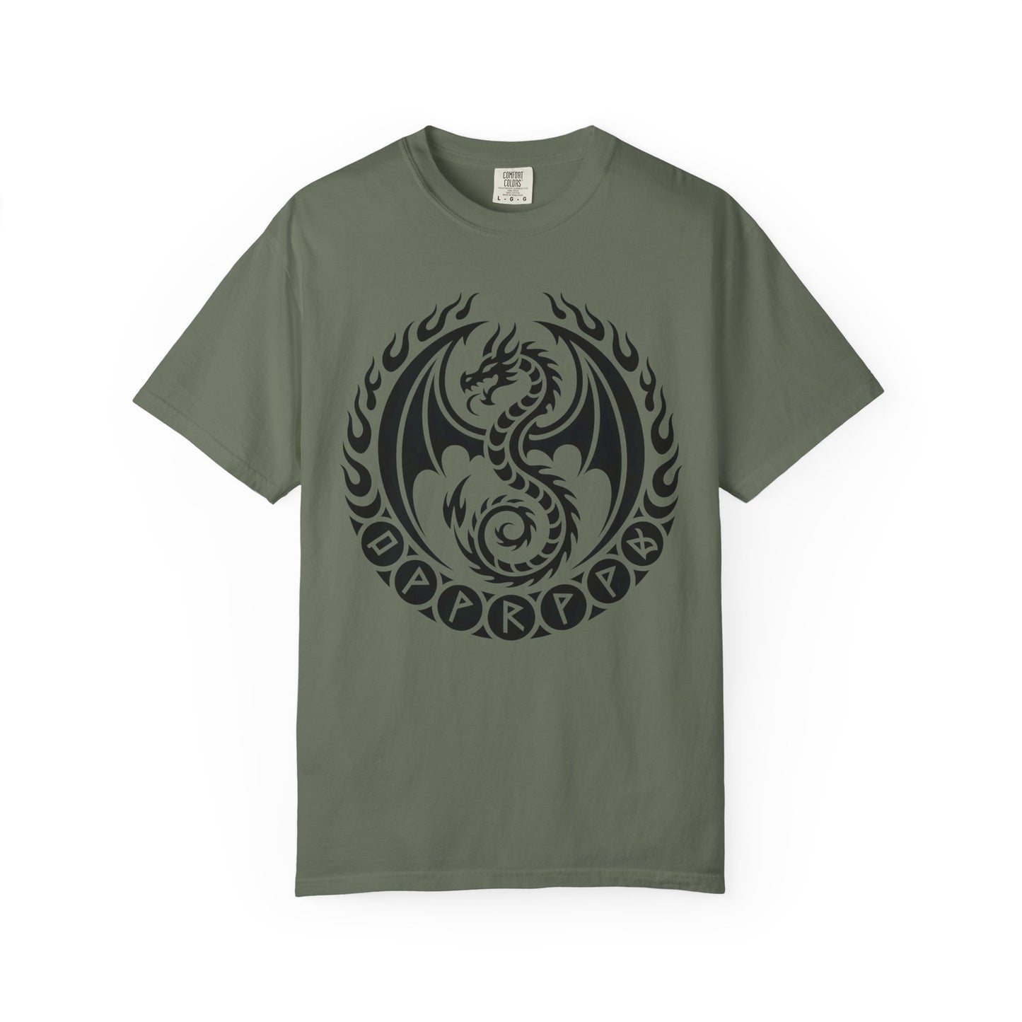 Comfort Colors dragon lovers viking shirt, norse mythology alternative gifts.