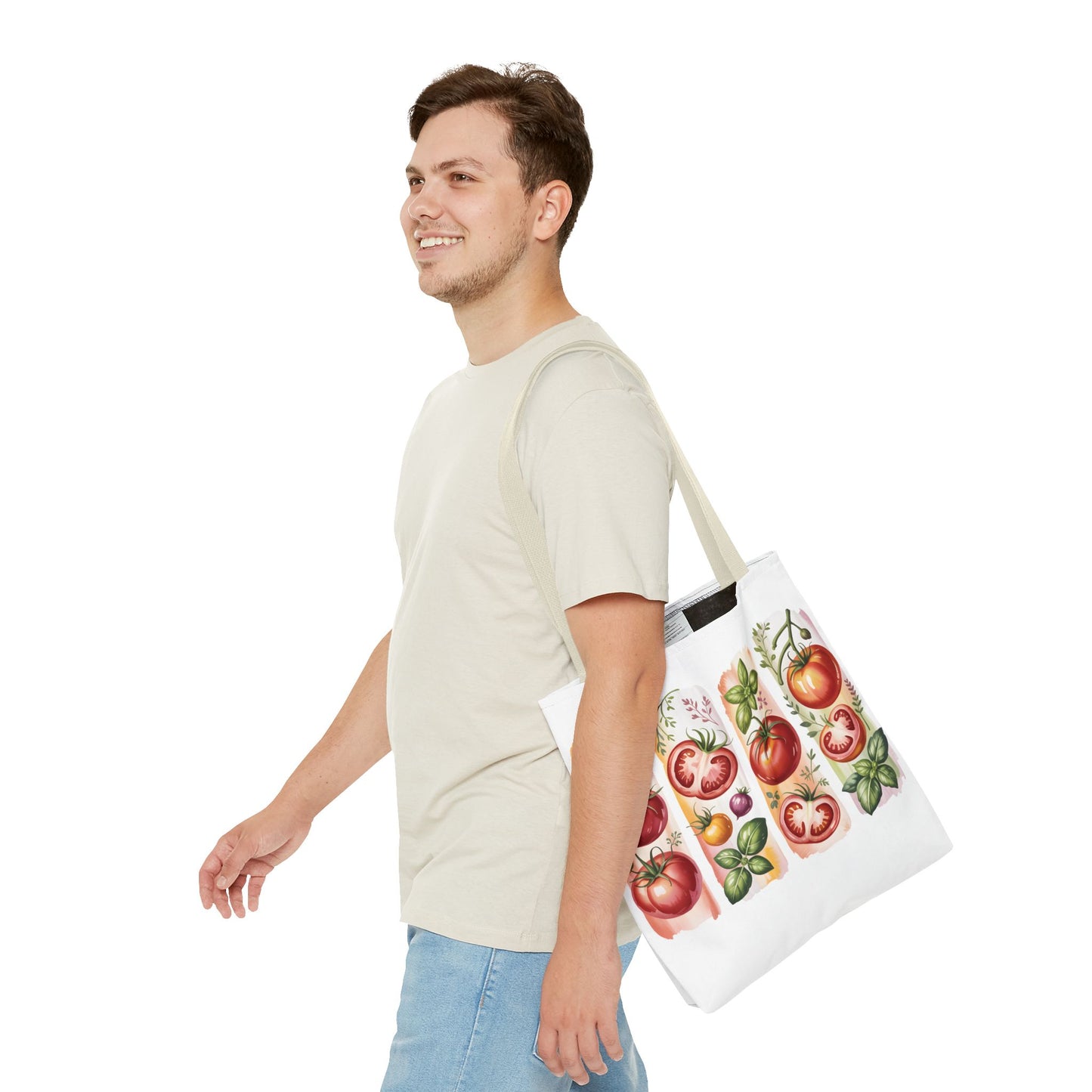 Tomatoes tote bag, farmers market bag, gift for dad