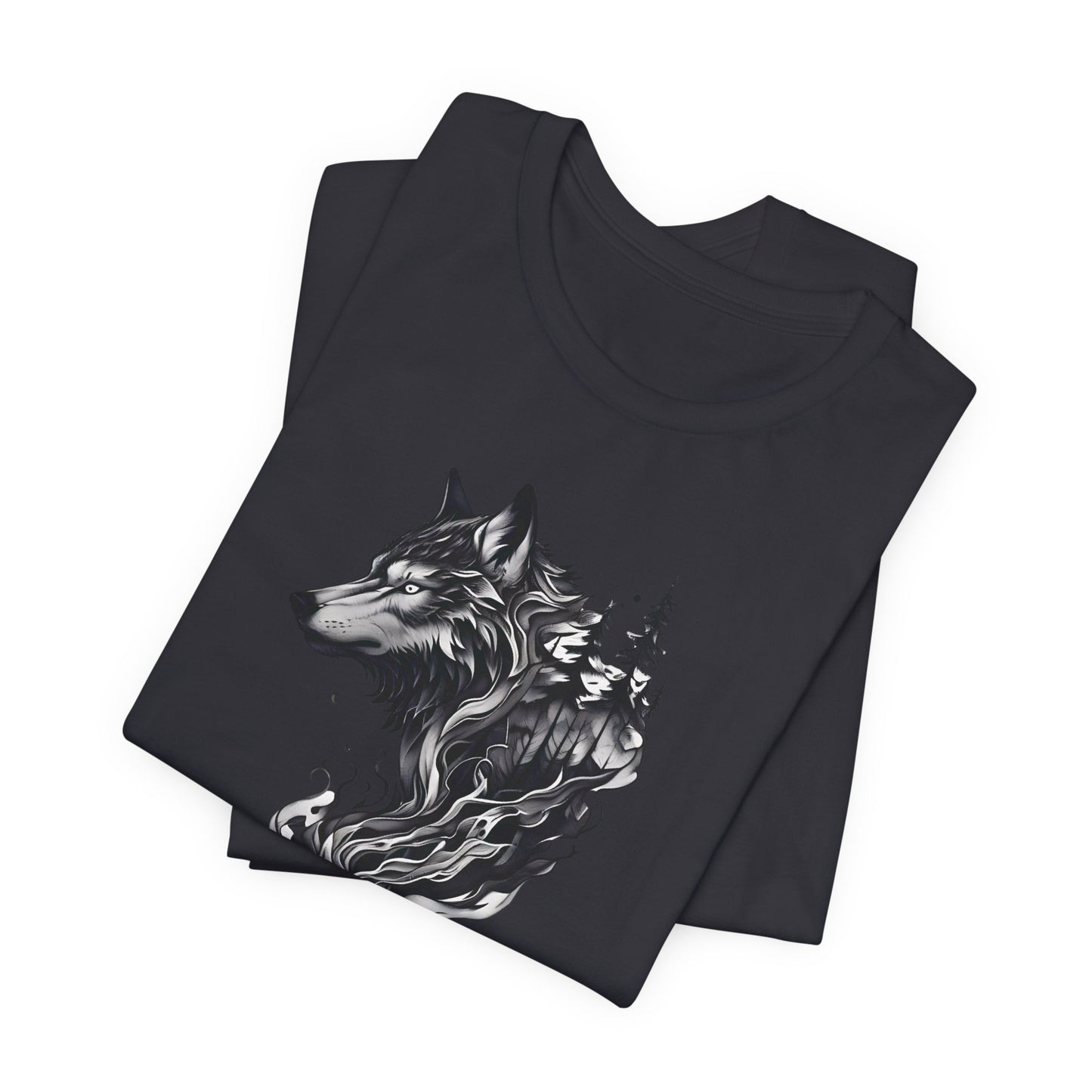 Wild Spirit Wolf Tee - Unisex, Gothic Streetwear, Alternative Clothing, grunge