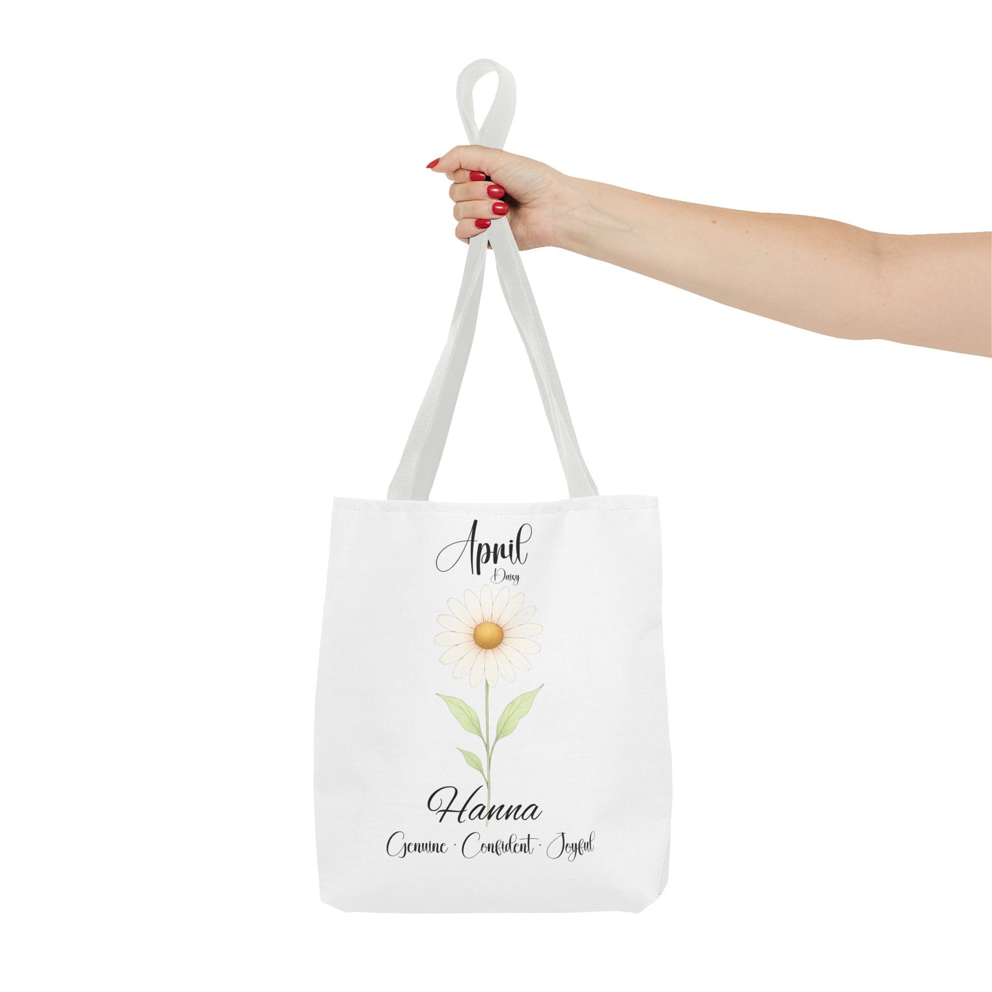 Custom birth month flower bag for her, milestone birthdays, bestfriend gift.