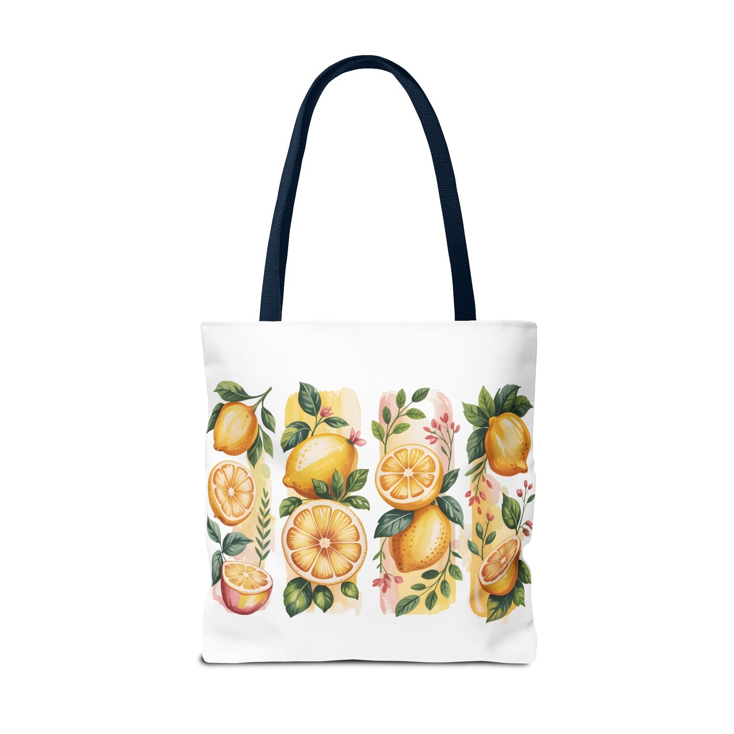 lemon tote bag, large grocery tote, alternative gifts
