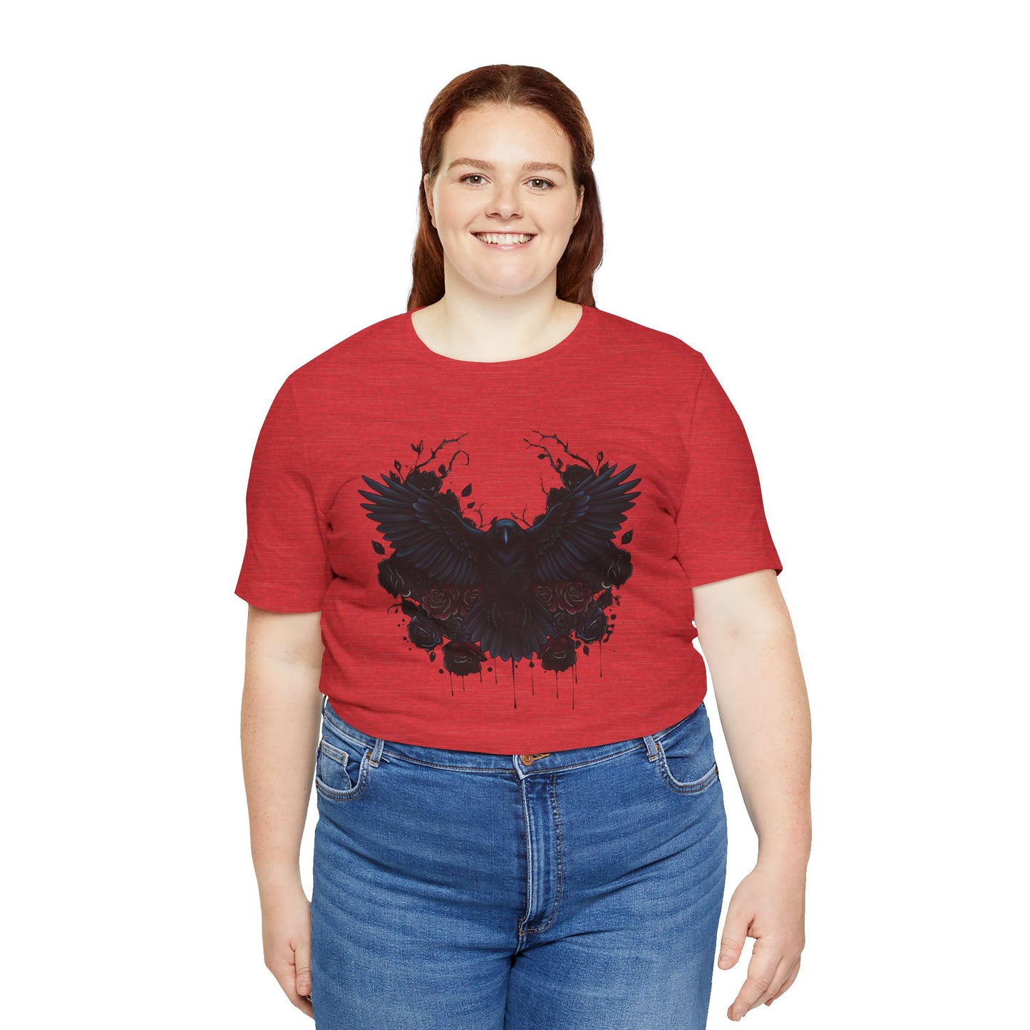 Dark Raven Gothic Apparel  | Unisex Cotton Shirt | Dark Aesthetic  |