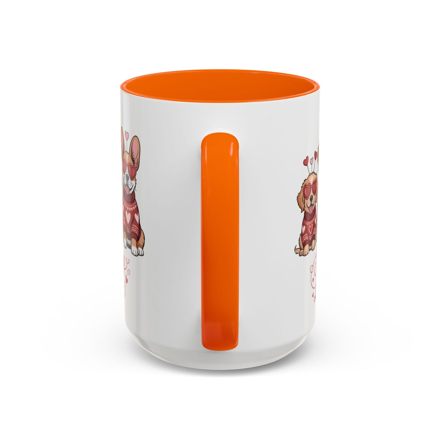 Valentine Dog Mug | Cute Puppy Coffee Cup | Dog Lover Gift | Valentines Day Mug |