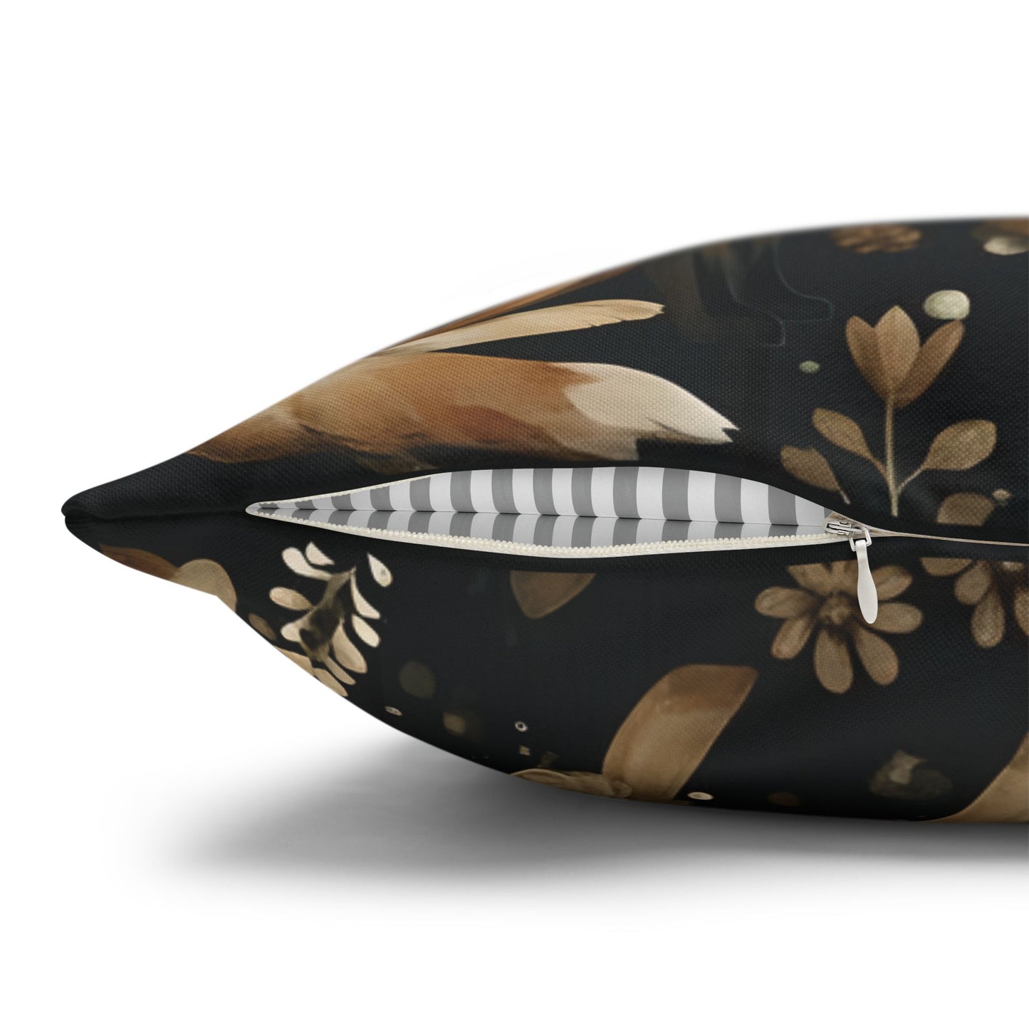 Rustic pillow cover, nature lovers gift, cozy home accent, housewarming gift