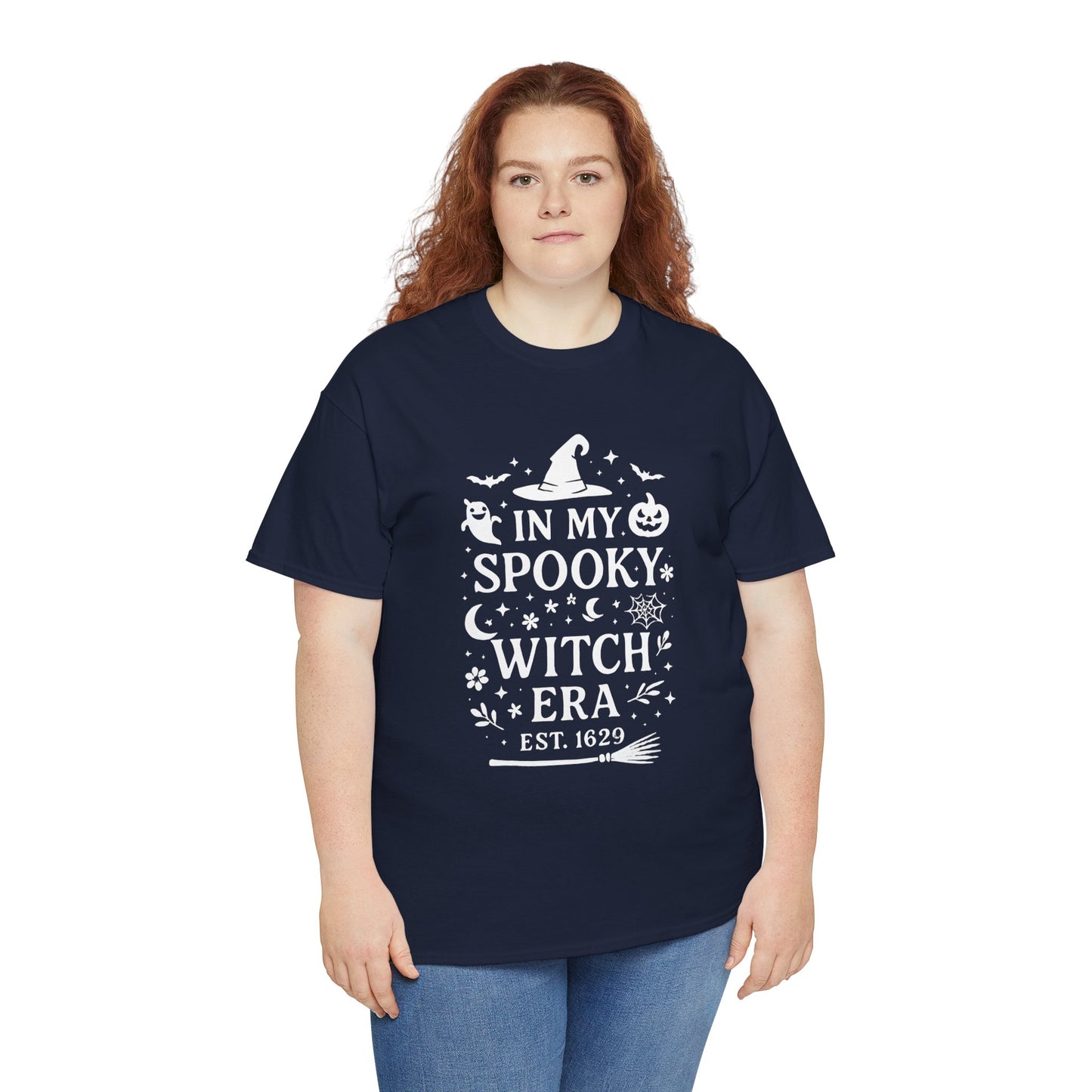 In My Spooky Witch Era Tee, Salem Witch Shirt, a bewitching homage to Salem's mystical past. Imbued with the spirit of the legendary Salem witches.