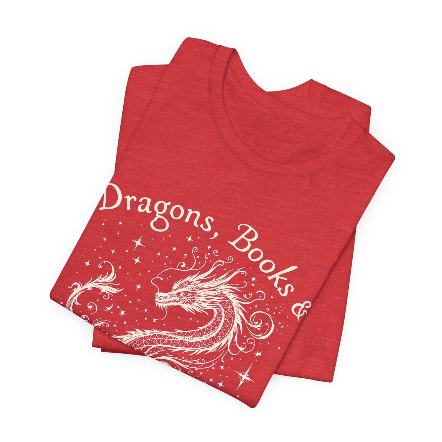 Book Lover Gift T-Shirt | Fantasy Reader Tee | Dragon Reading Shirt | Booktok Merch | Bibliophile Gift