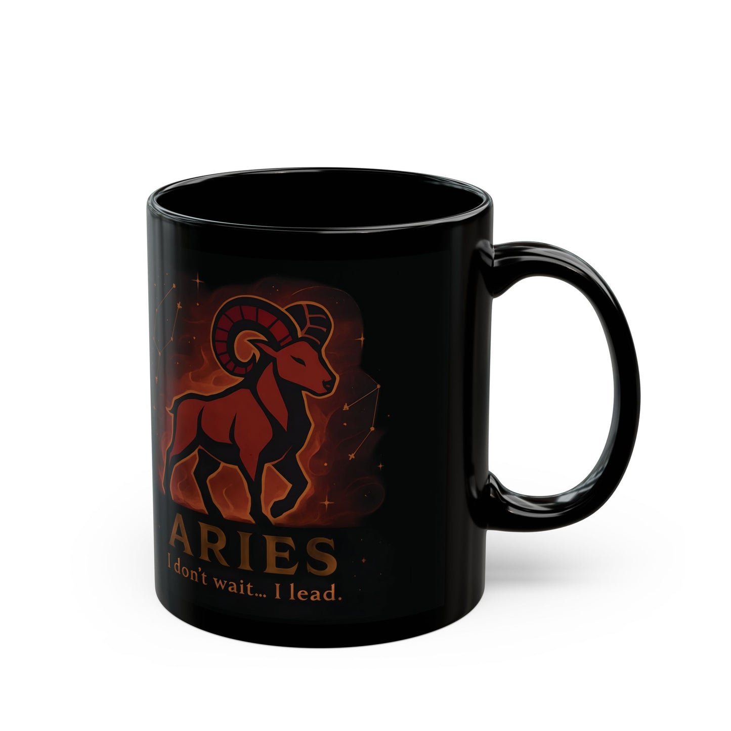 Aries Astrology Mug, Designed as the perfect Aries birthday gift, this zodiac mug combines bold design with practicality