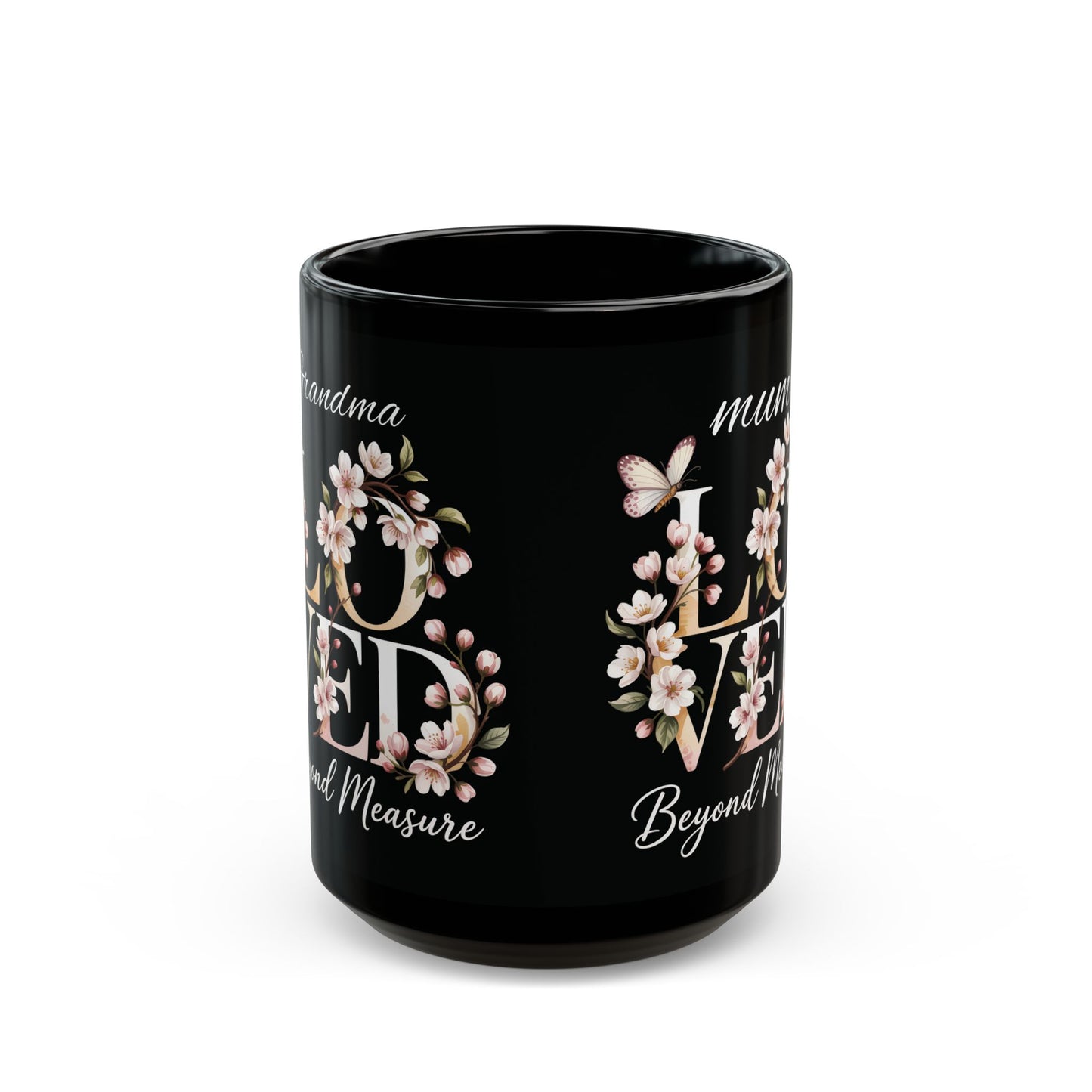 Grandma Birthday Mug | Mothers Day Flower Mug | Personalised Mum Mug |