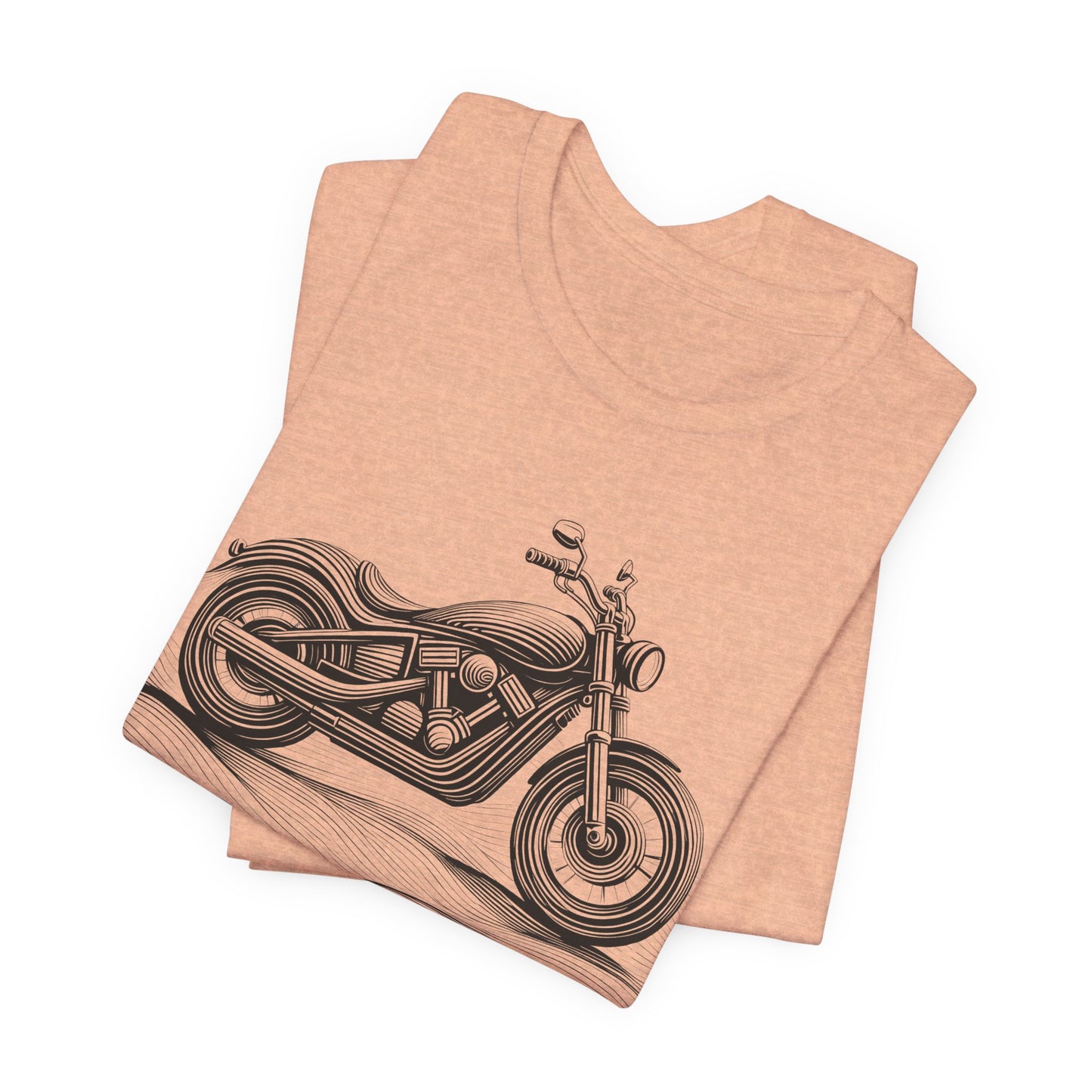 Cotton biker shirt, streetwear tee, biker apparel, motorcycle gift.