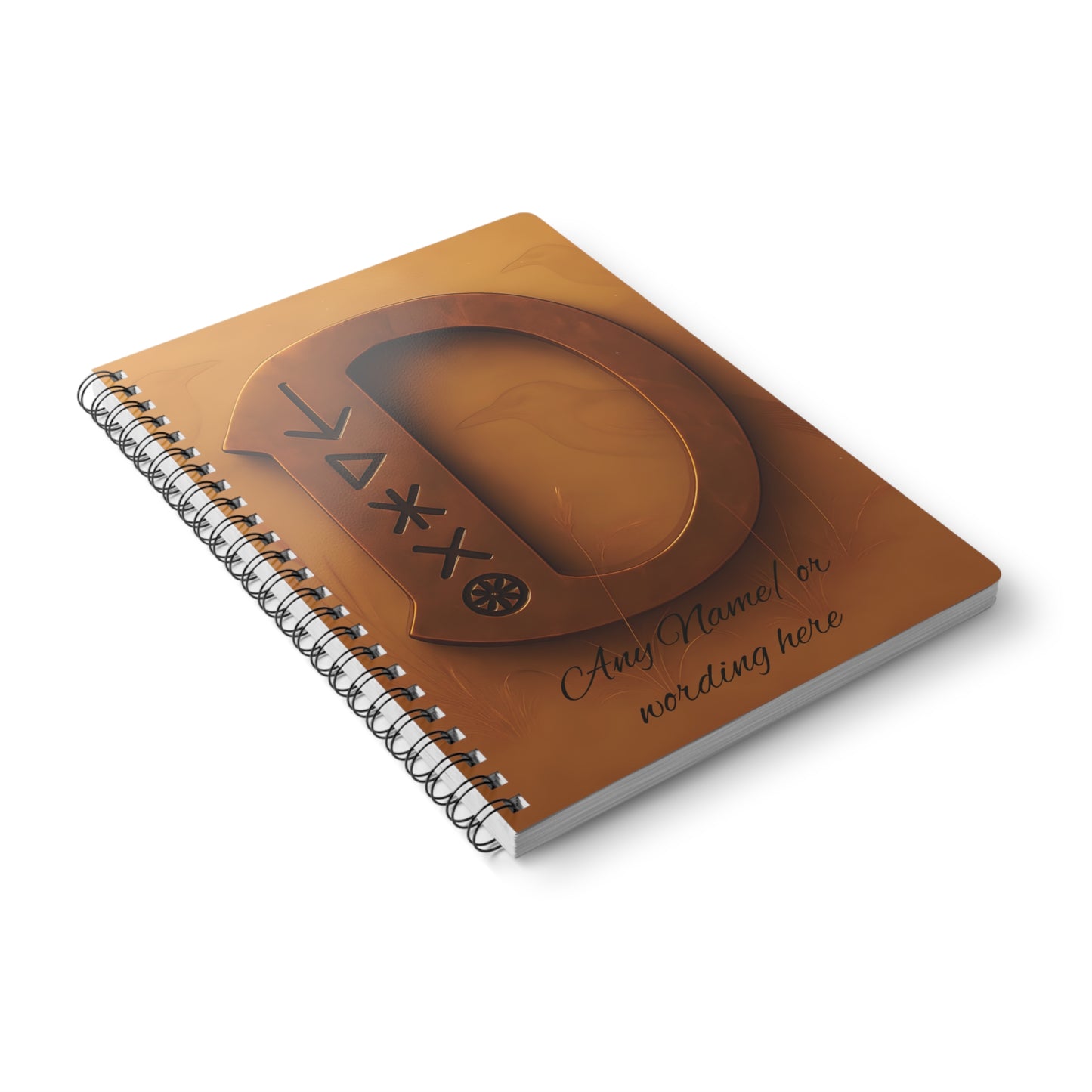 Personalized Norse Witchy Monogram A5 Notebook, Custom Journal,Monogram Notebook, Grimoire Journal, Book Of Shadows, Viking Grimoire Journal