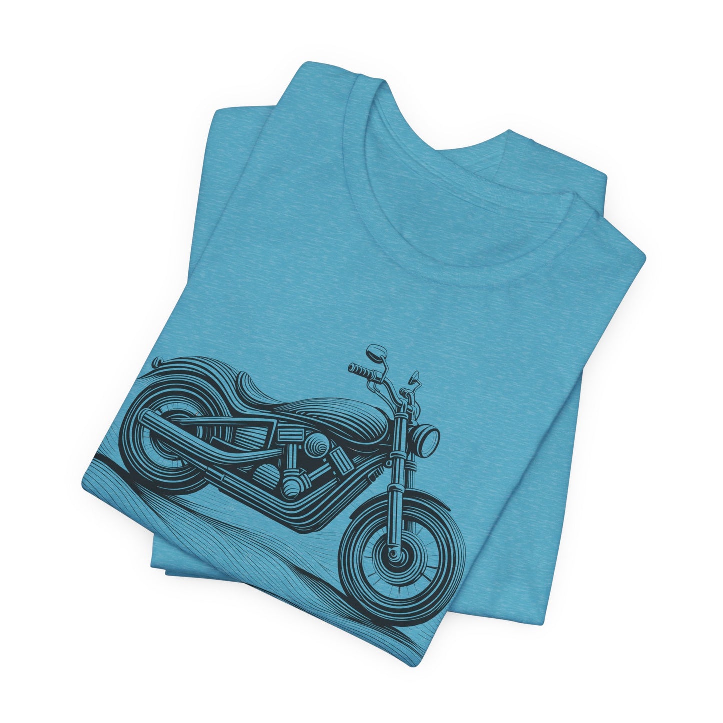 Cotton biker shirt, streetwear tee, biker apparel, motorcycle gift.