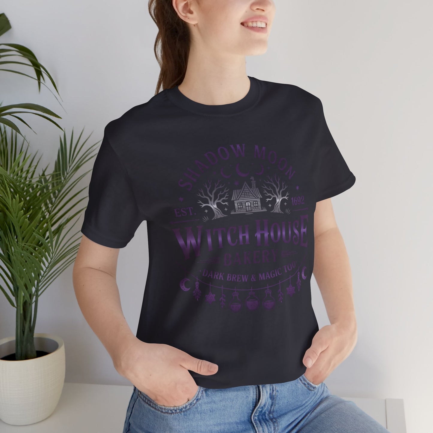 Witches House T-Shirt • Cottage Witch Graphic Tee • Magical Witch House Shirt • Occult Witchy Top • Witch Gift Unisex Style