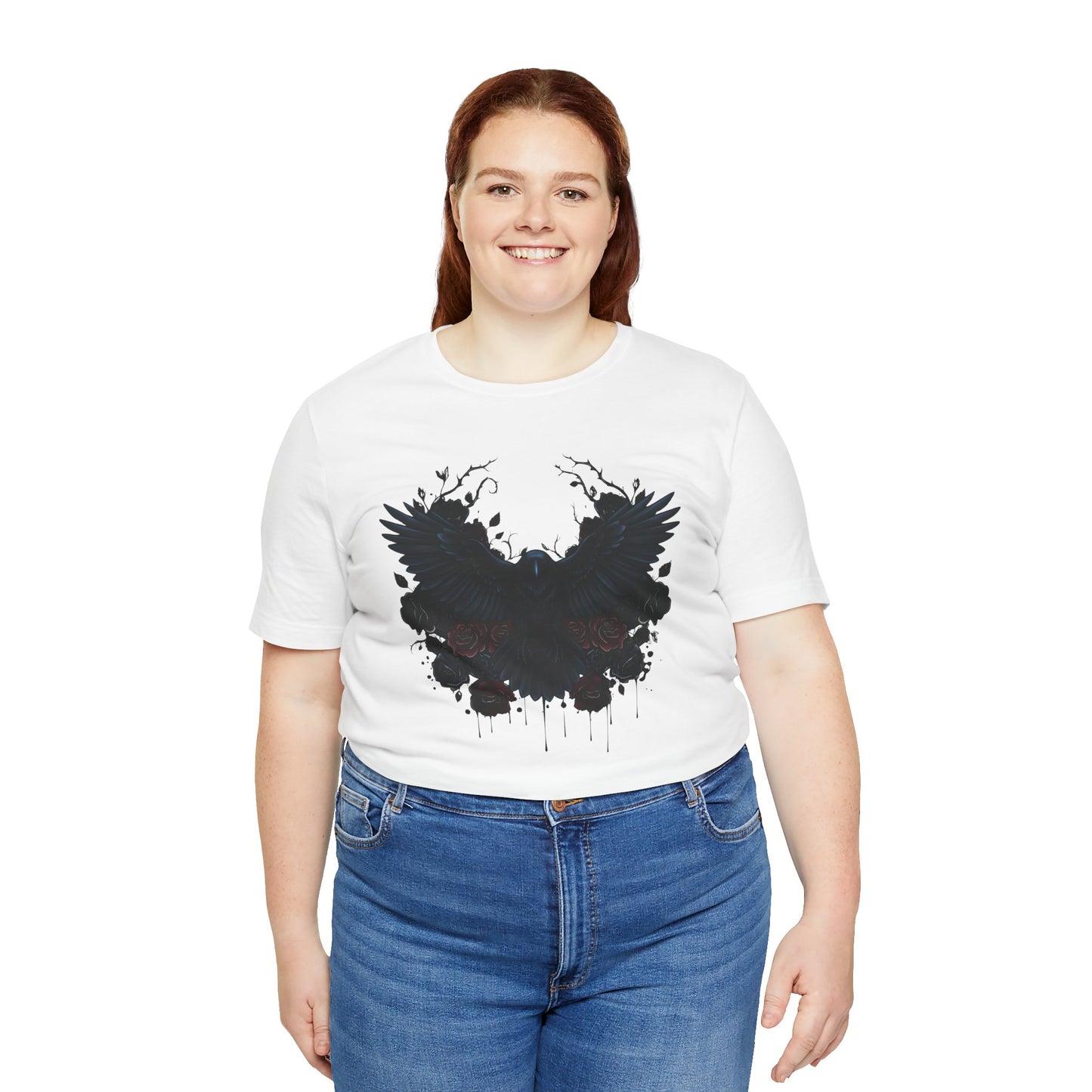 Dark Raven Gothic Apparel  | Unisex Cotton Shirt | Dark Aesthetic  |