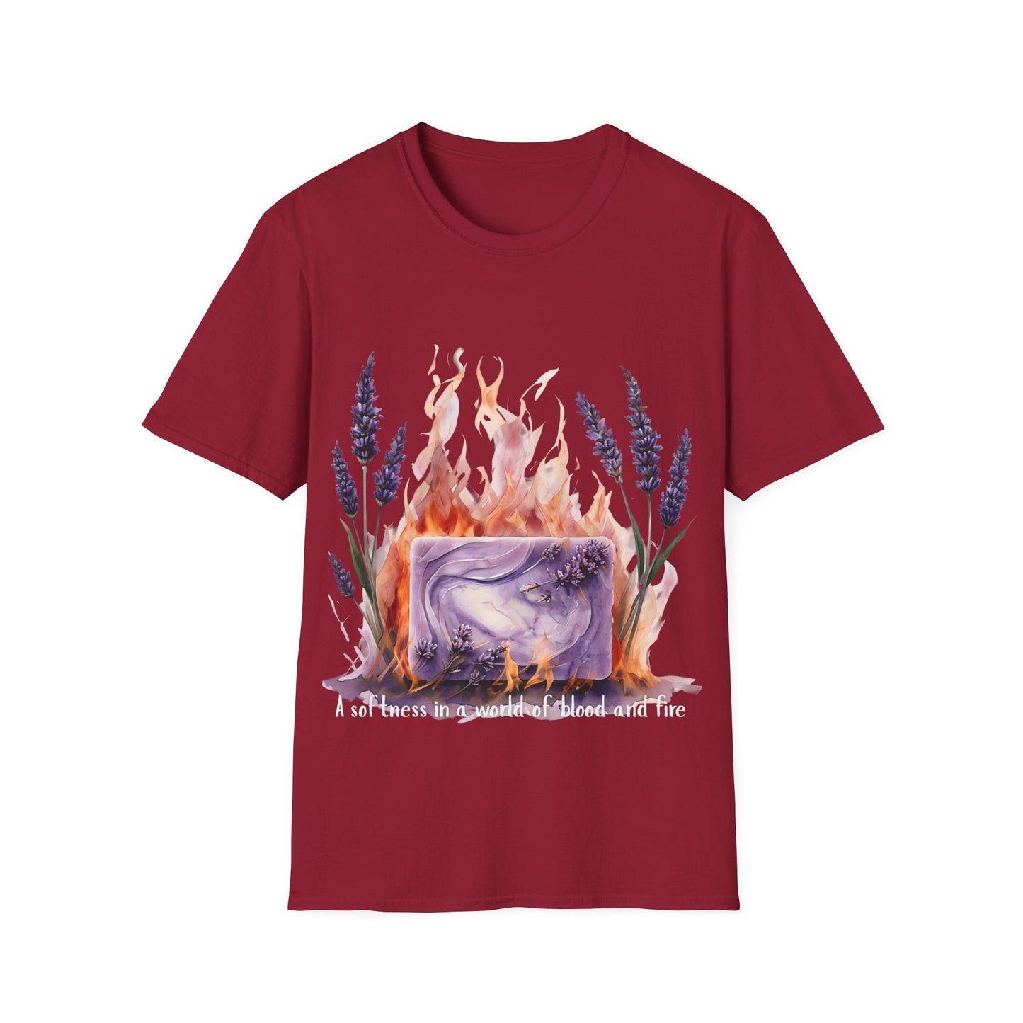 Heir of Fire Aelin T-Shirt, Lavender Soap Design, this t-shirt is not just clothing—it's a celebration of her favorite mythical tales.