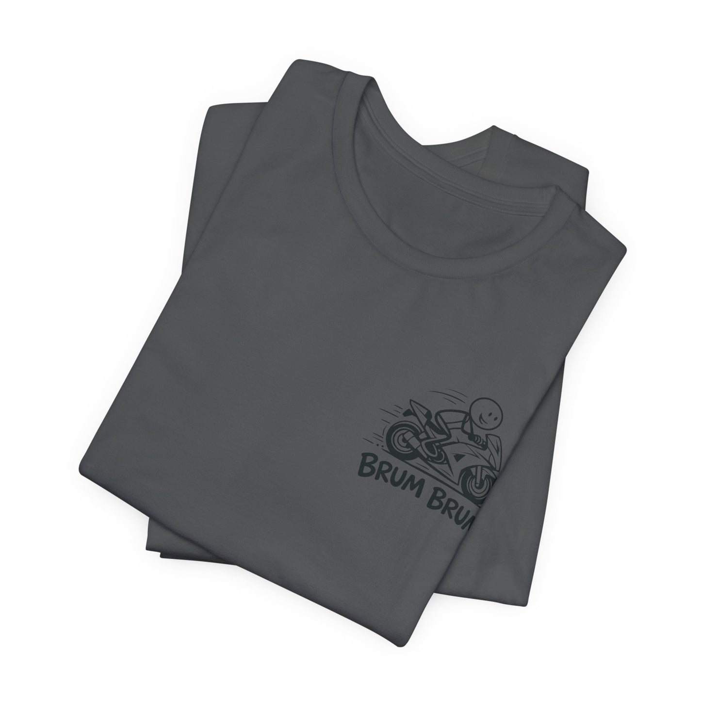 Brum Brum Cotton biker shirt, streetwear tee, biker apparel, motorcycle gift.