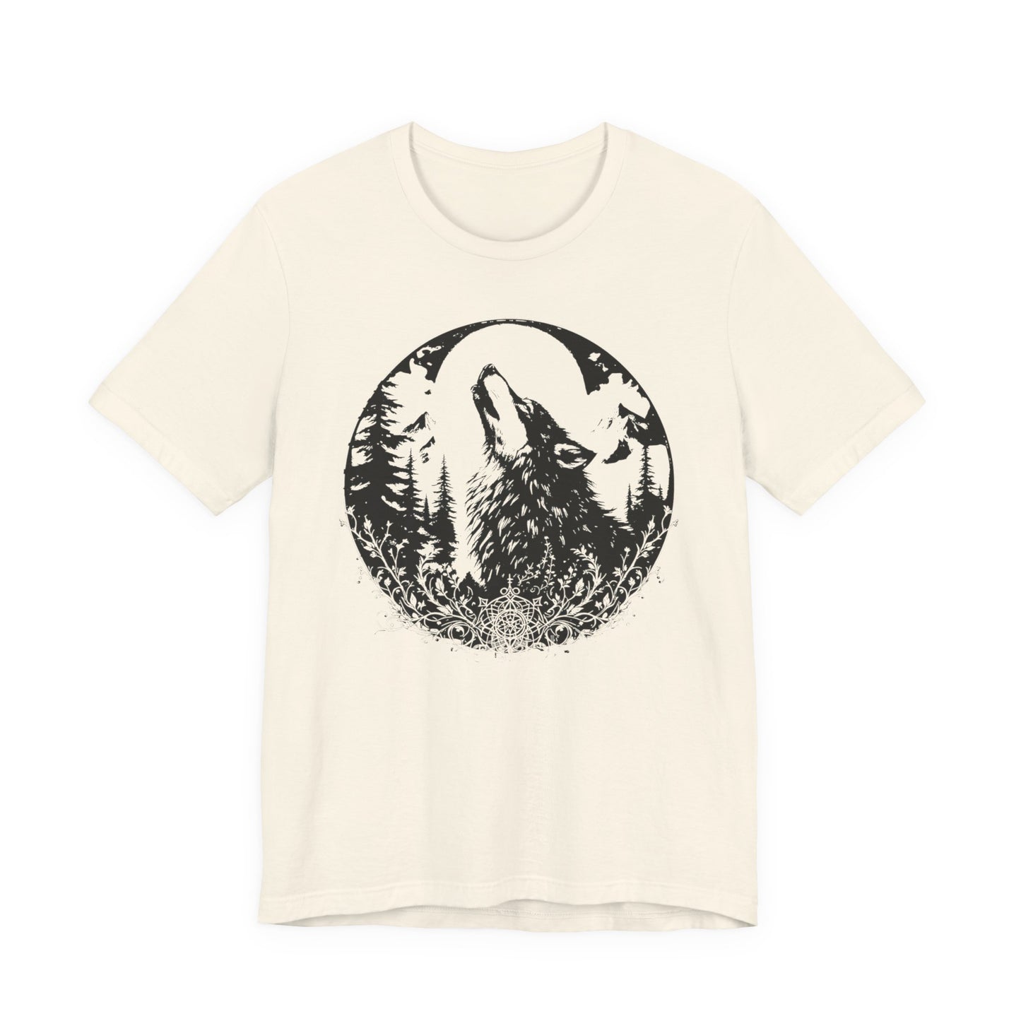 Wolf Graphic Shirt, wilderness tee, alt gifts for her, 90s grunge top.