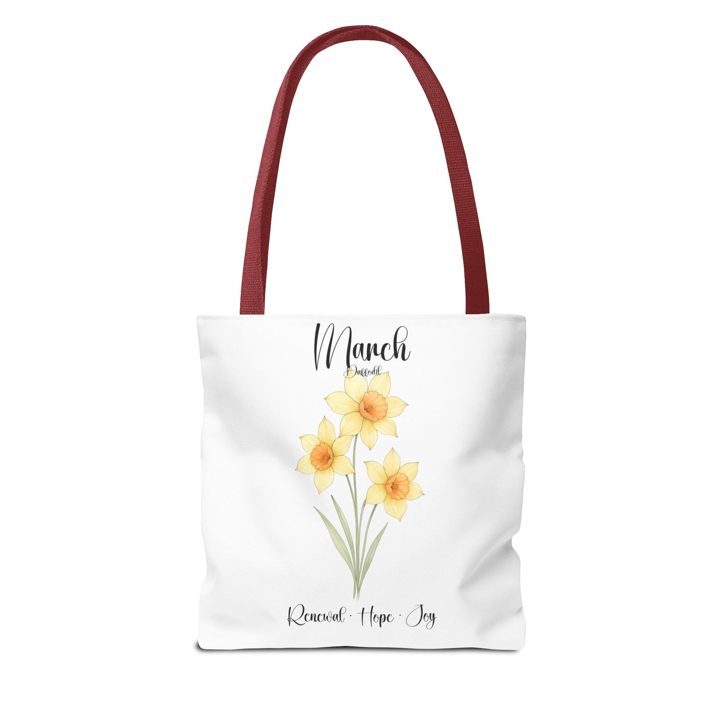 Custom botanical tote bag for her, birth month flower, milestone birthdays, bestfriend gift.