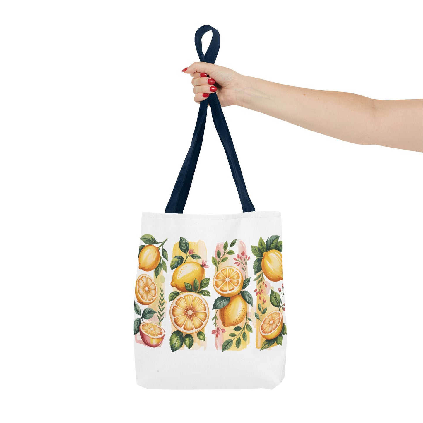 lemon tote bag, large grocery tote, alternative gifts