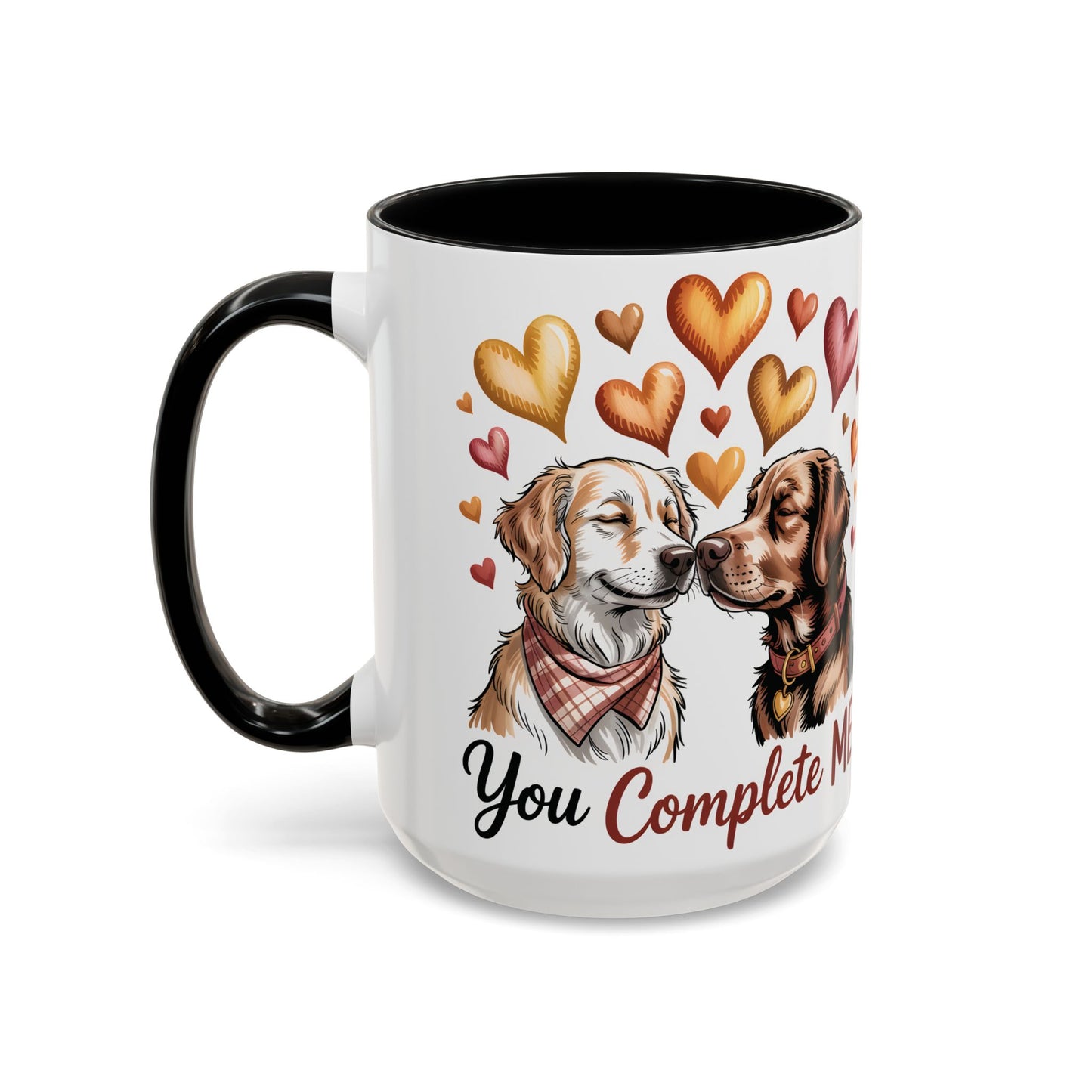 You Complete Me Mug | Cute Dog Lover Gift | Valentines Day Gift for Wife Husband |