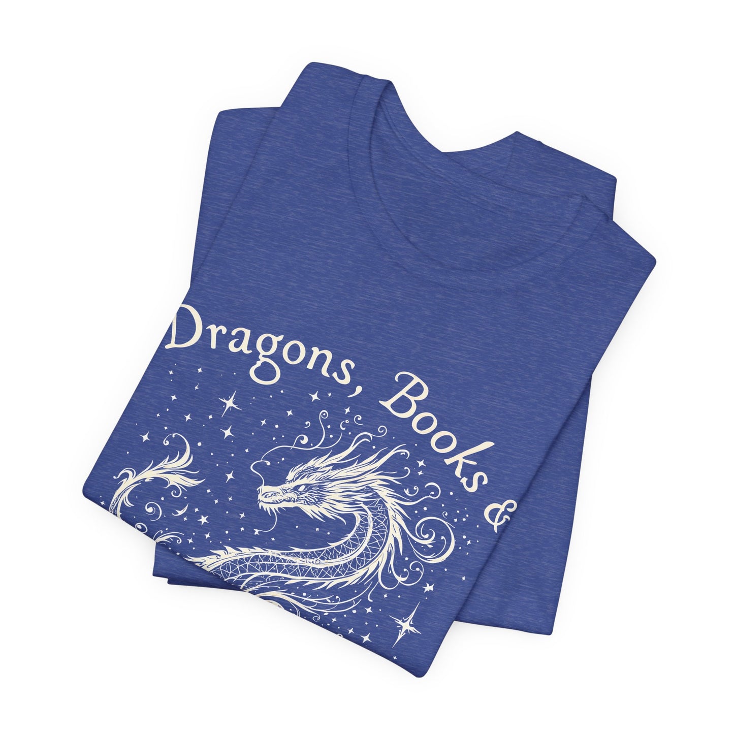 Book Lover Gift T-Shirt | Fantasy Reader Tee | Dragon Reading Shirt | Booktok Merch | Bibliophile Gift